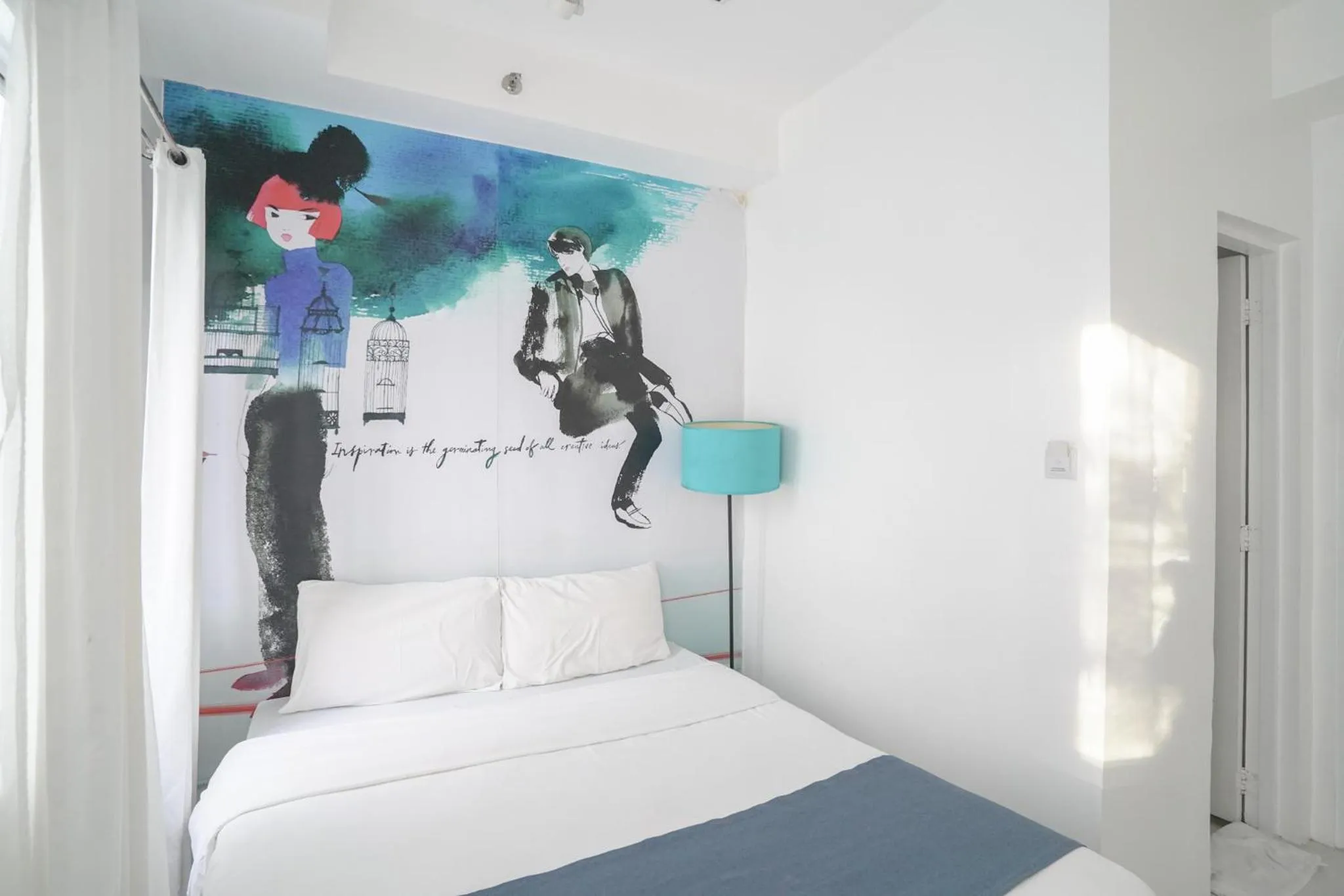 Bed in La Bella Boutique Hotel