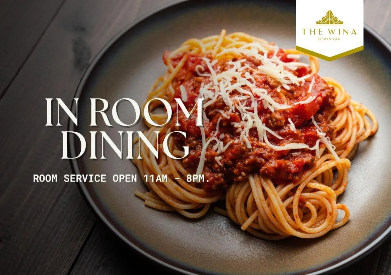 Food and drinks in The Wina Villa Seminyak by The Wina Resorts