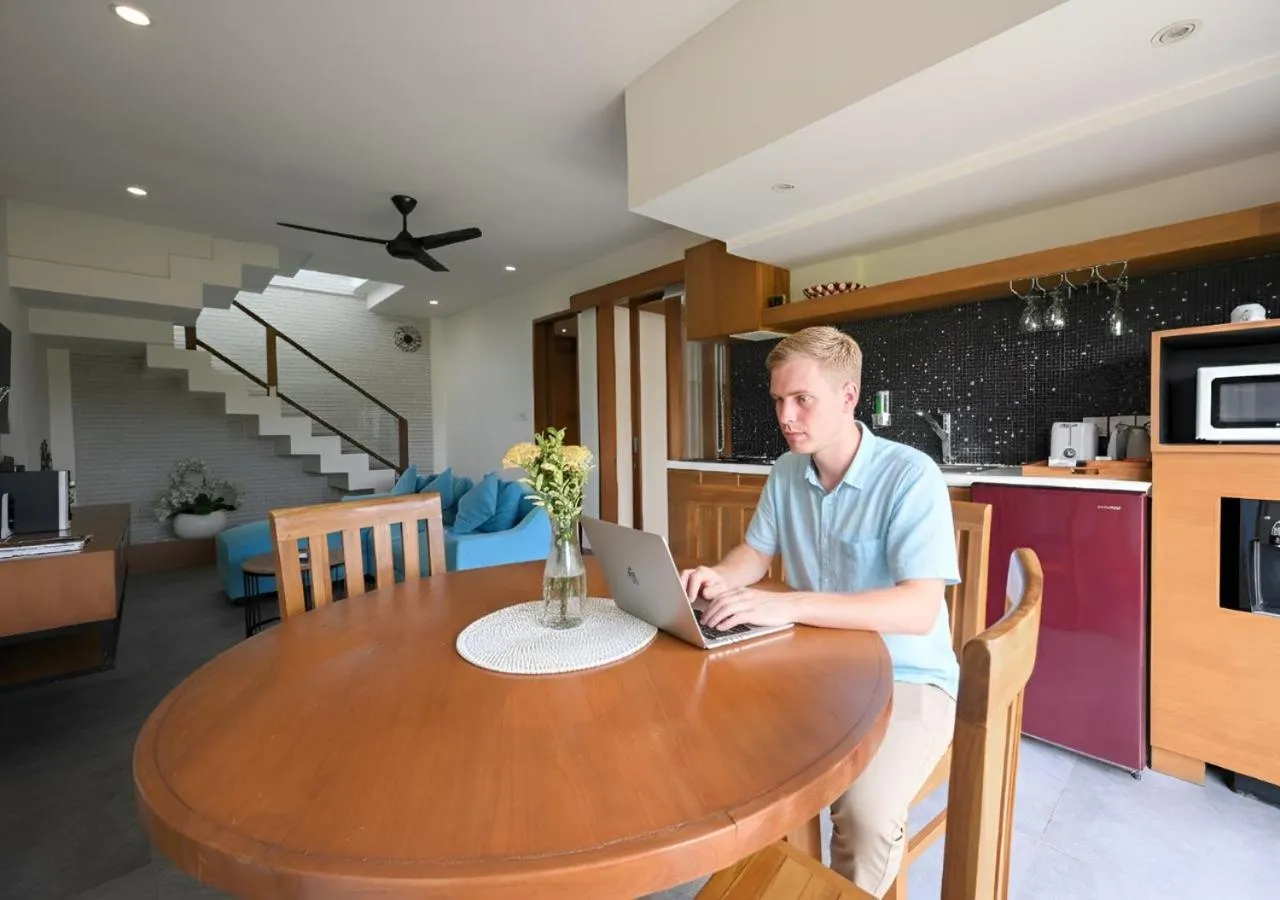 Seating area in The Wina Villa Seminyak by The Wina Resorts