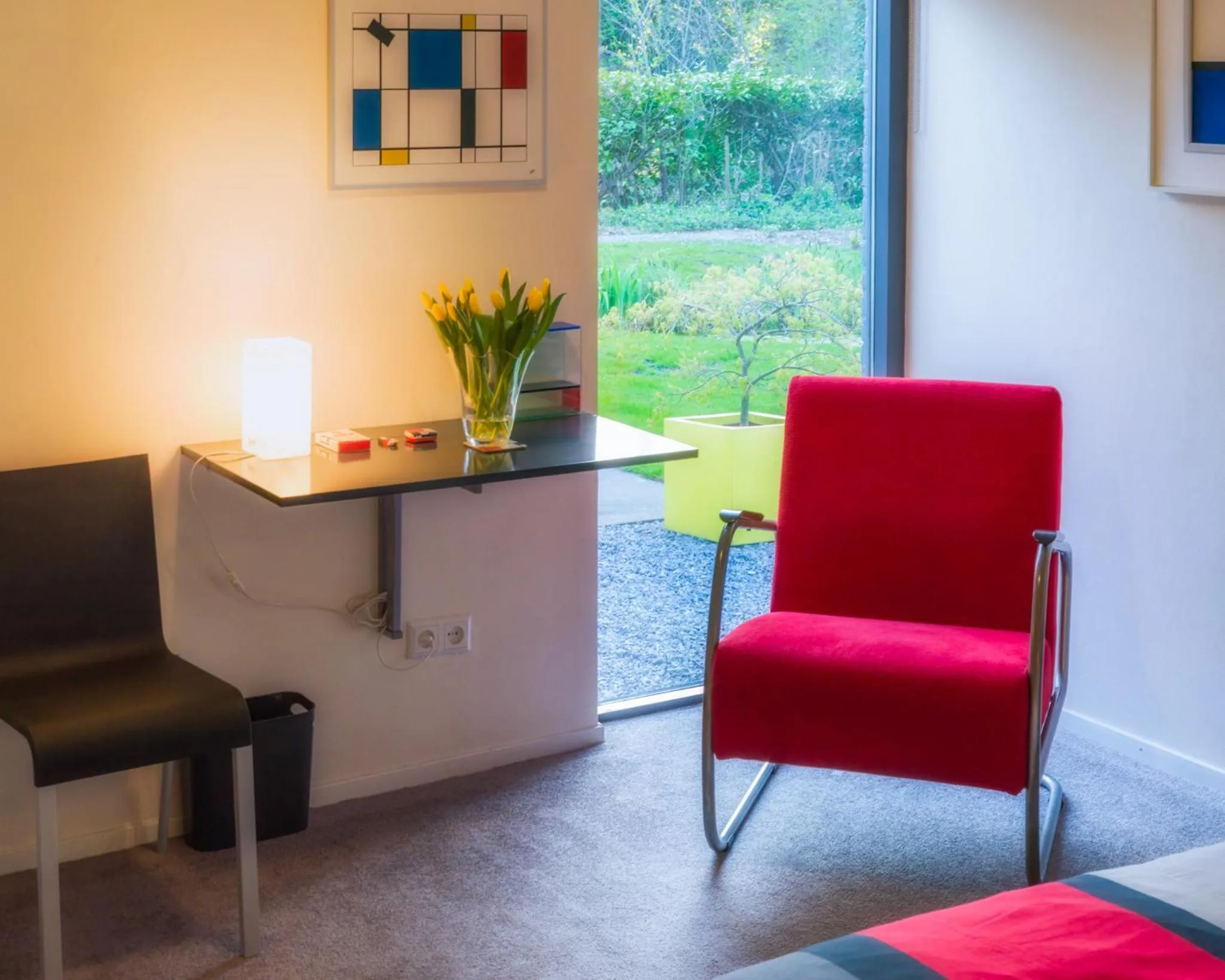 Seating area in B & B De Stijl