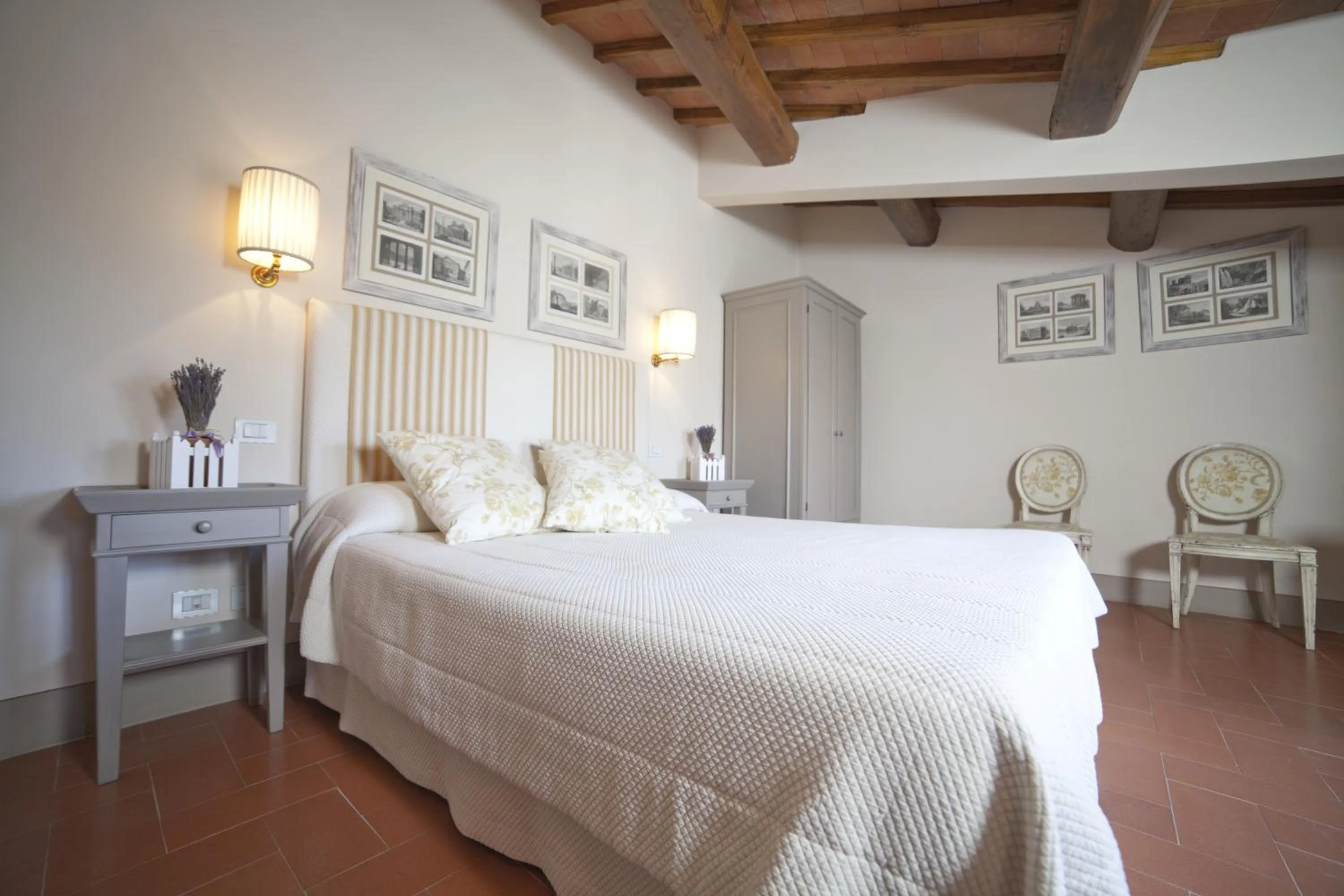 Bed in Castello Vicchiomaggio