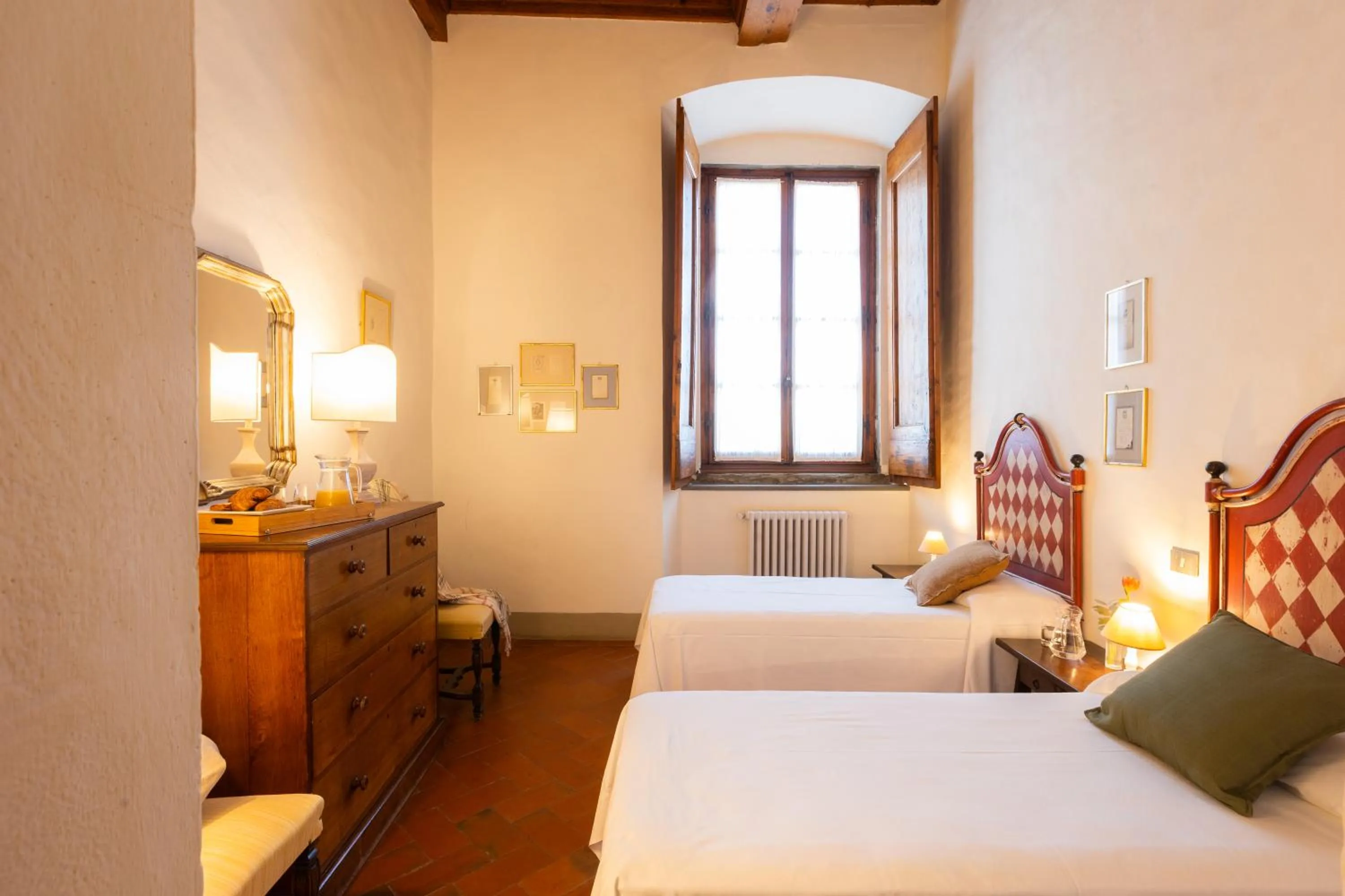 Bed in Castello Vicchiomaggio