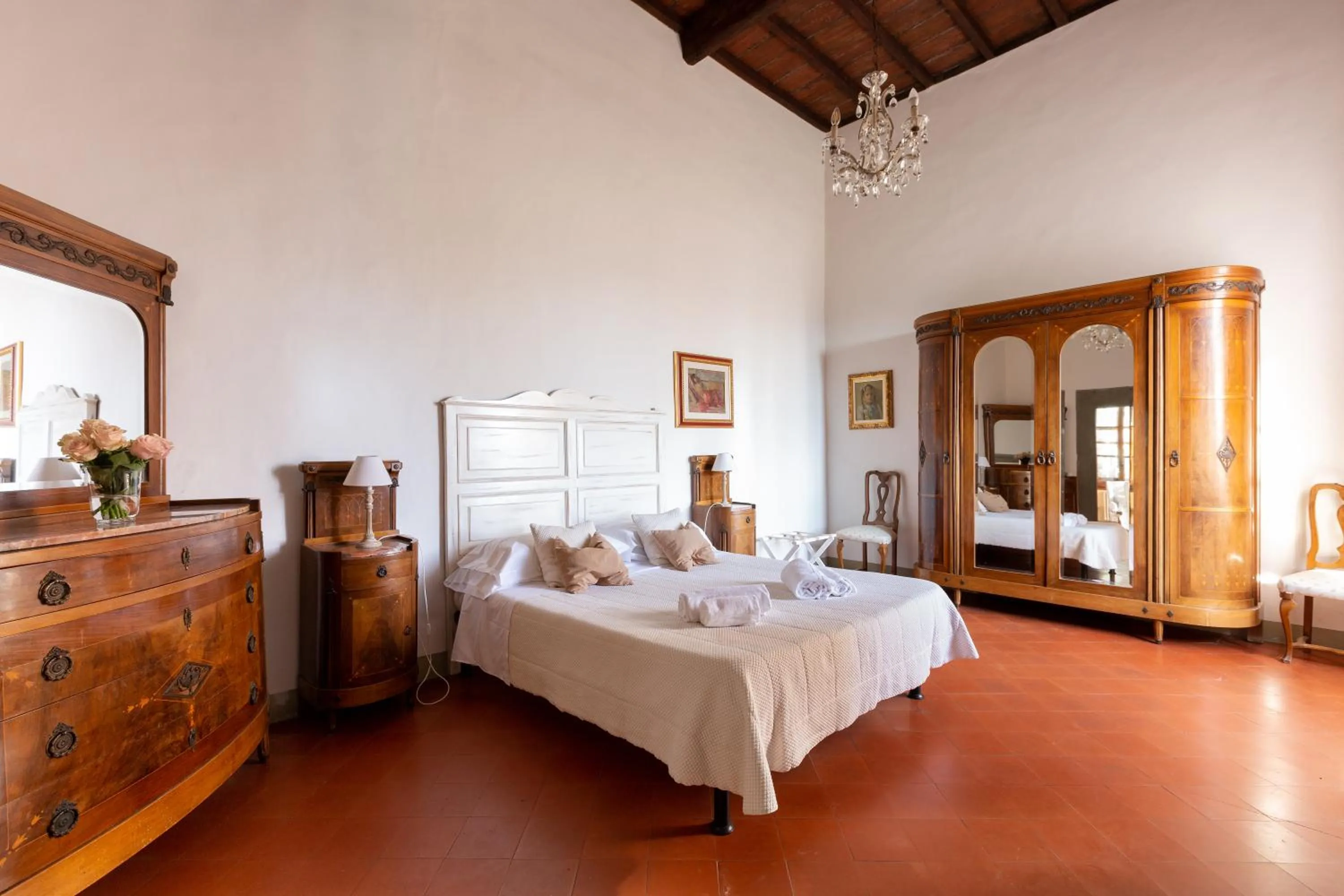 Bed in Castello Vicchiomaggio