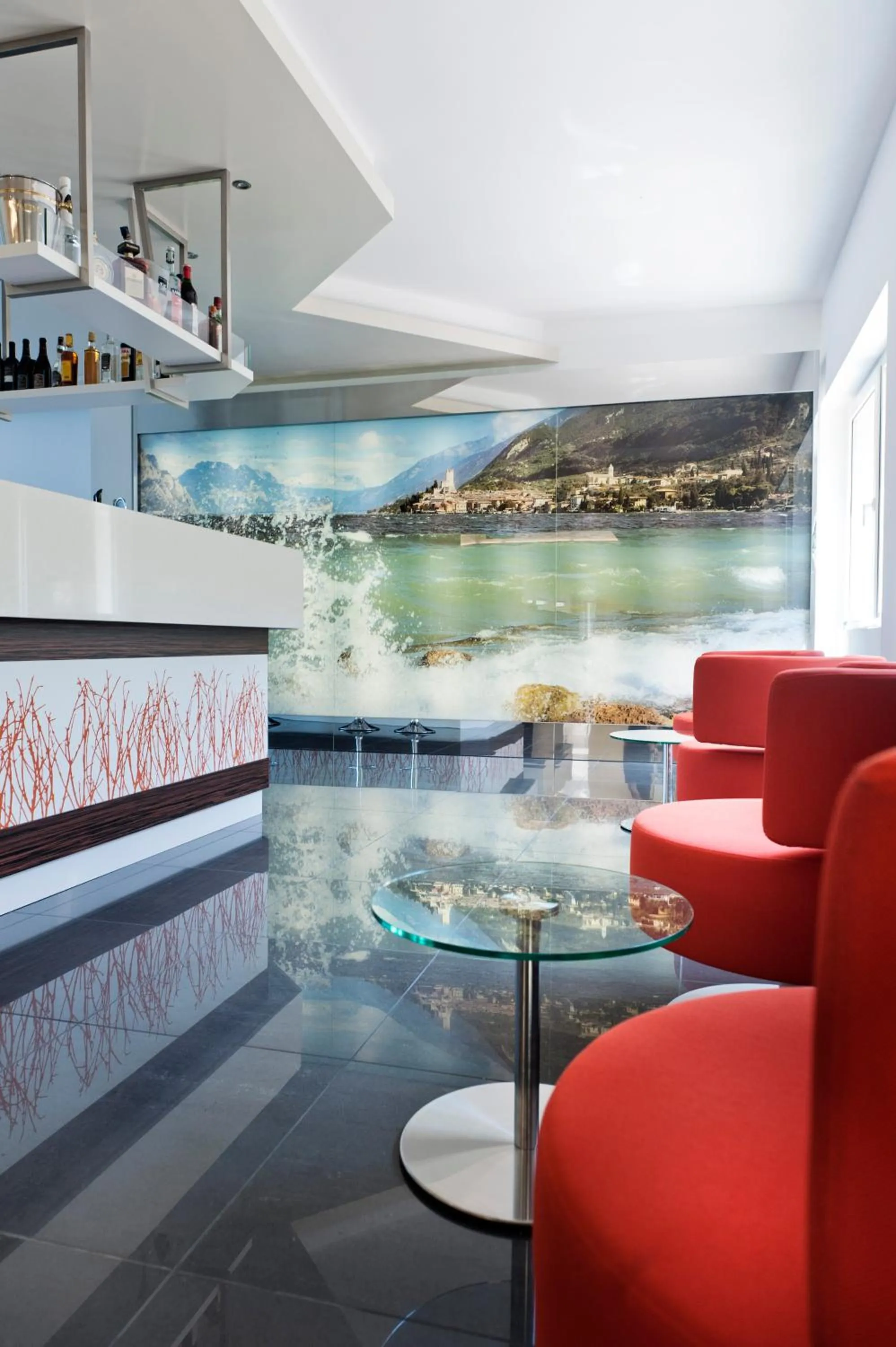 Lobby or reception in Hotel Augusta