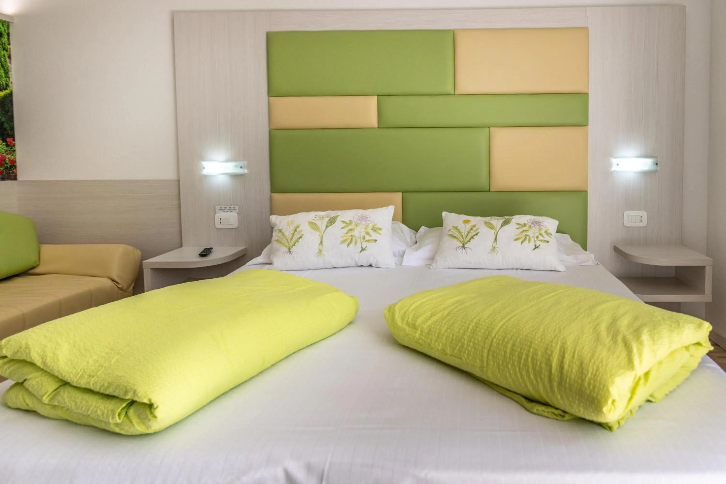 Bed in Hotel Augusta