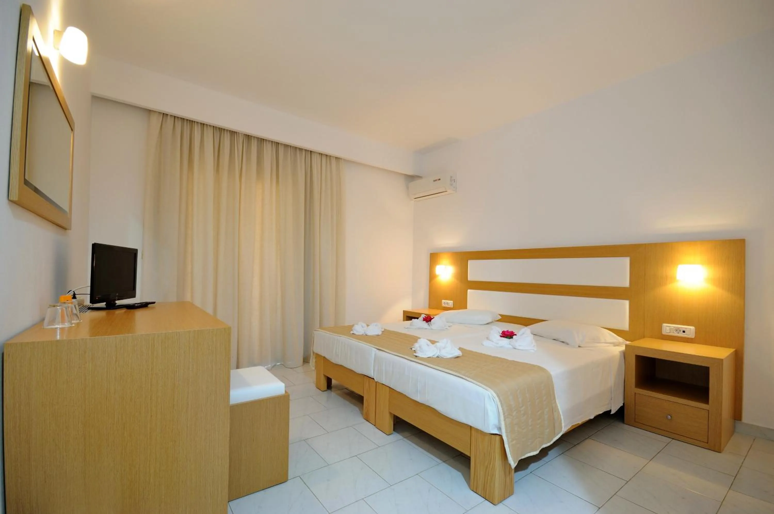 Bedroom, Bed in Summer Village of Hippokrates - Adults only