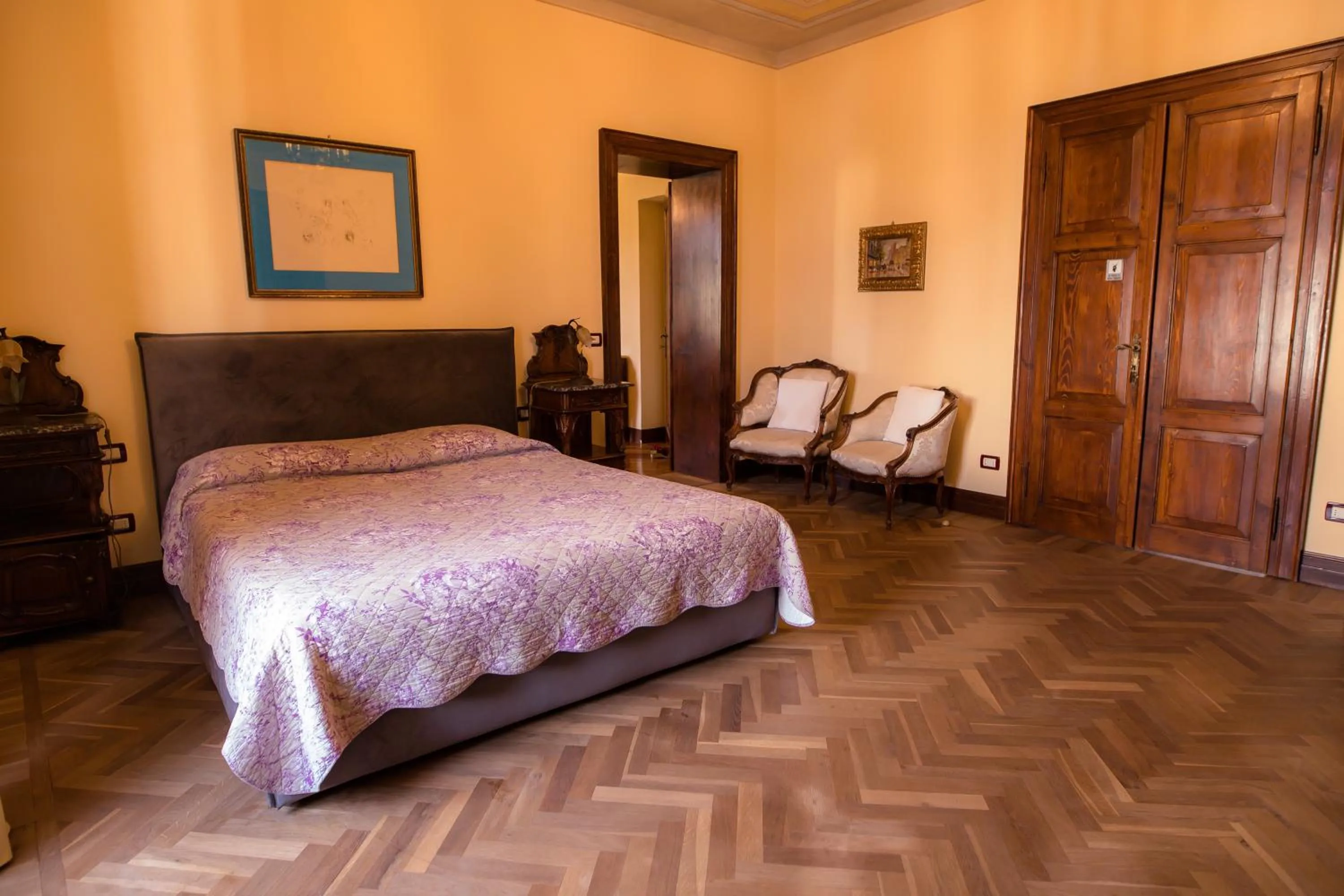 Bedroom, Bed in Villa Nichesola