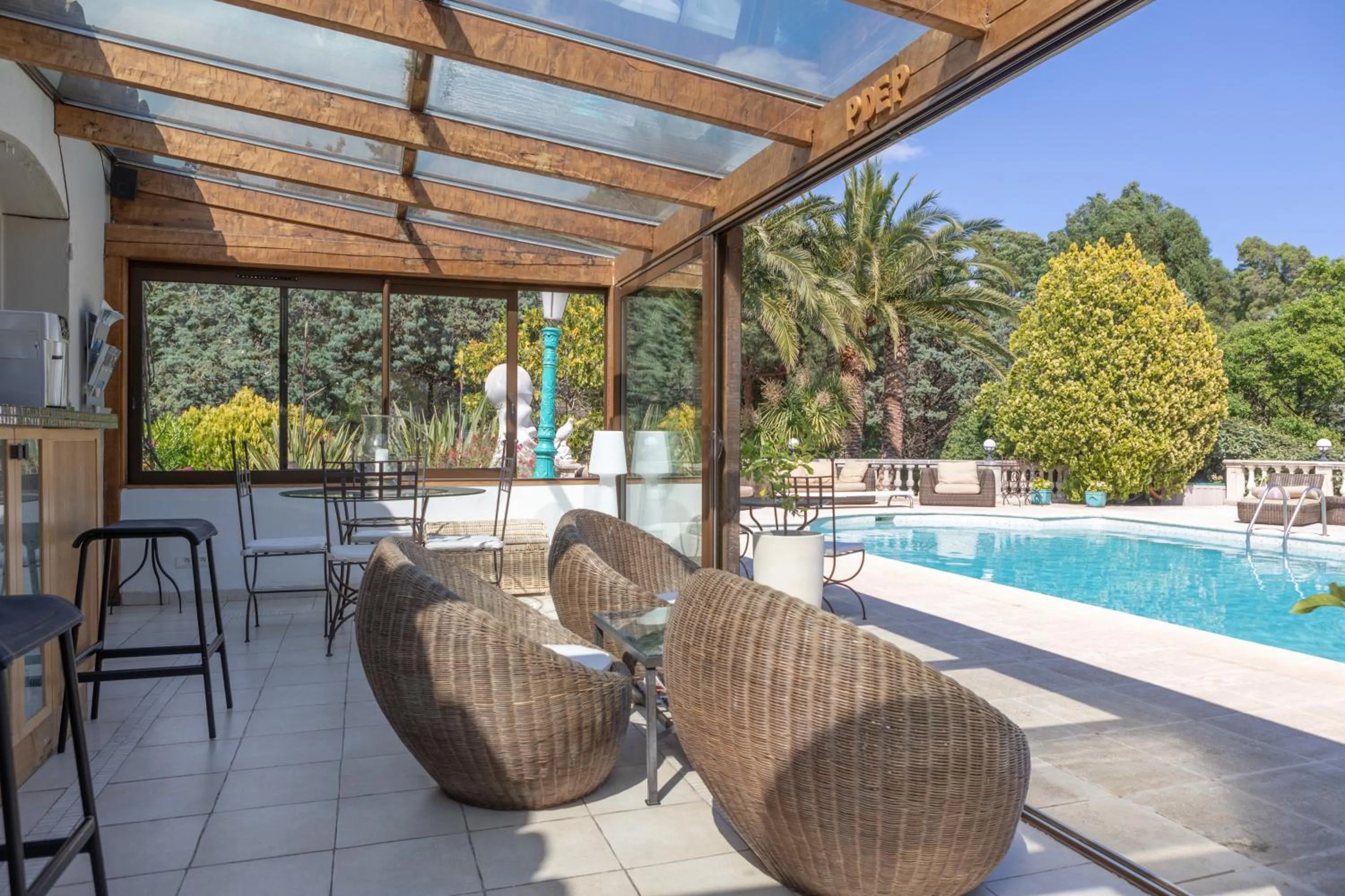 Living room in Le Pavillon de Pampelonne