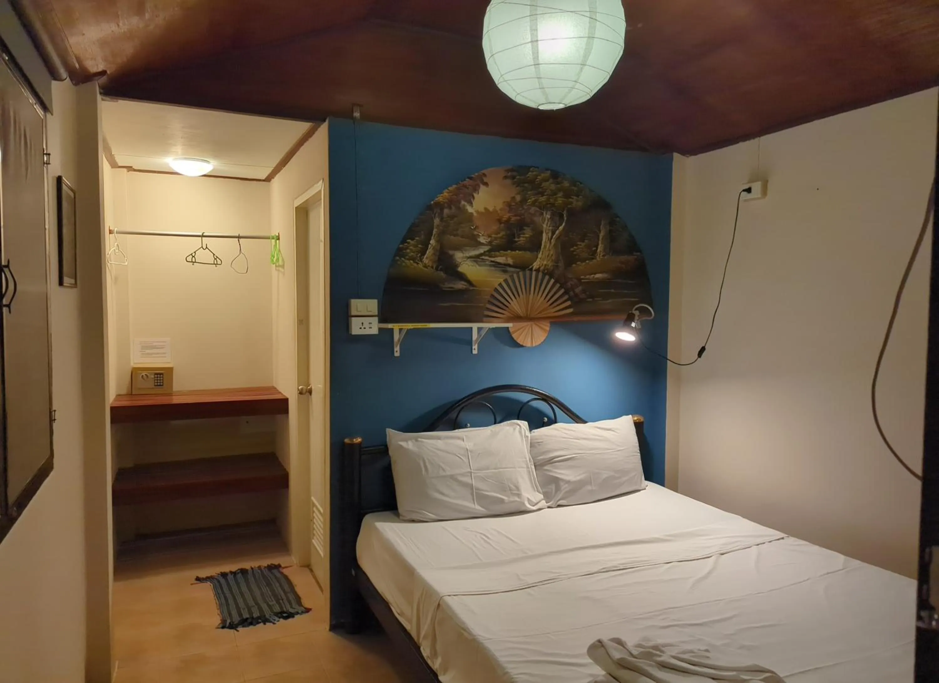 Bed in Moonhut Bungalows