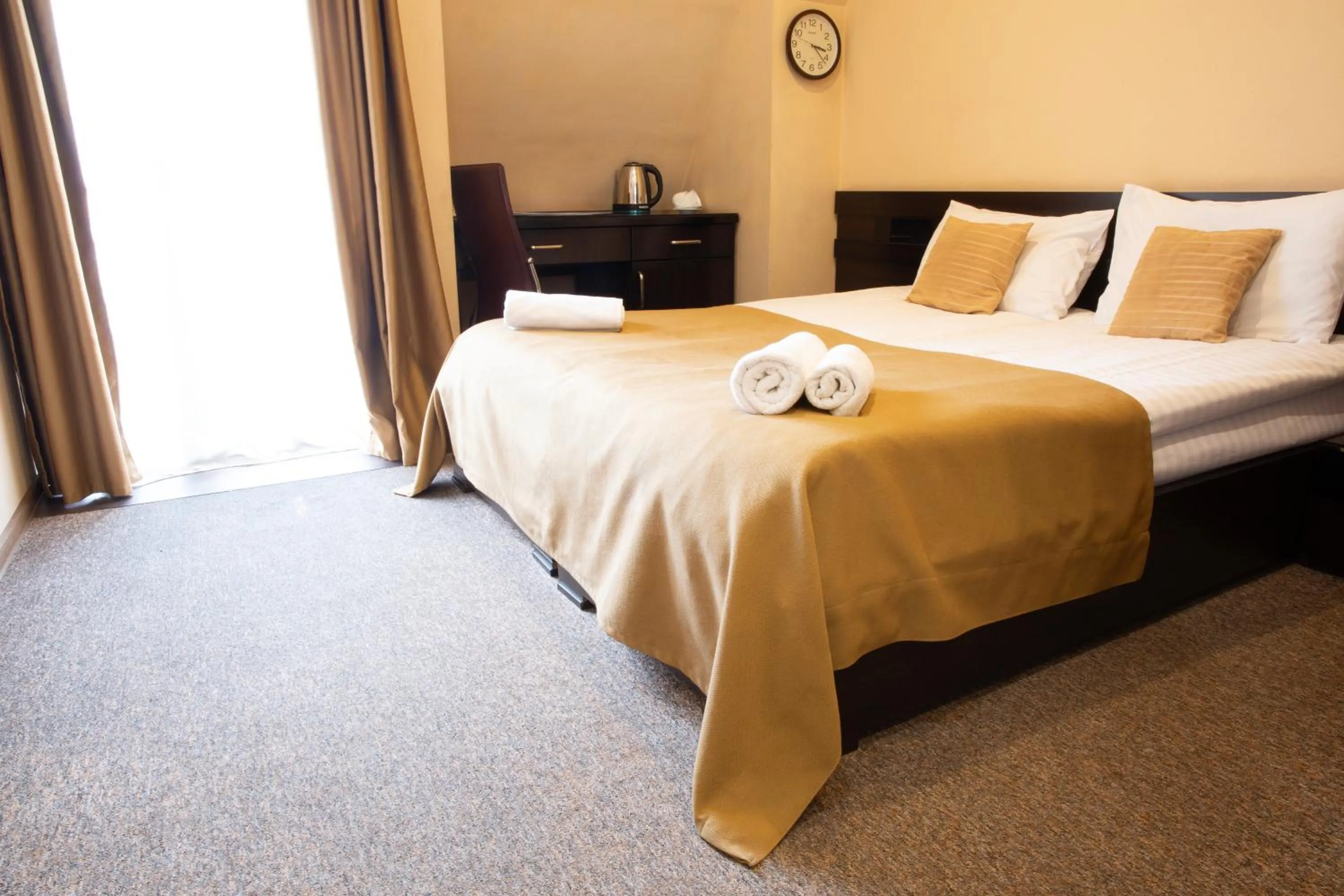 Bed in Hotel Diplomat