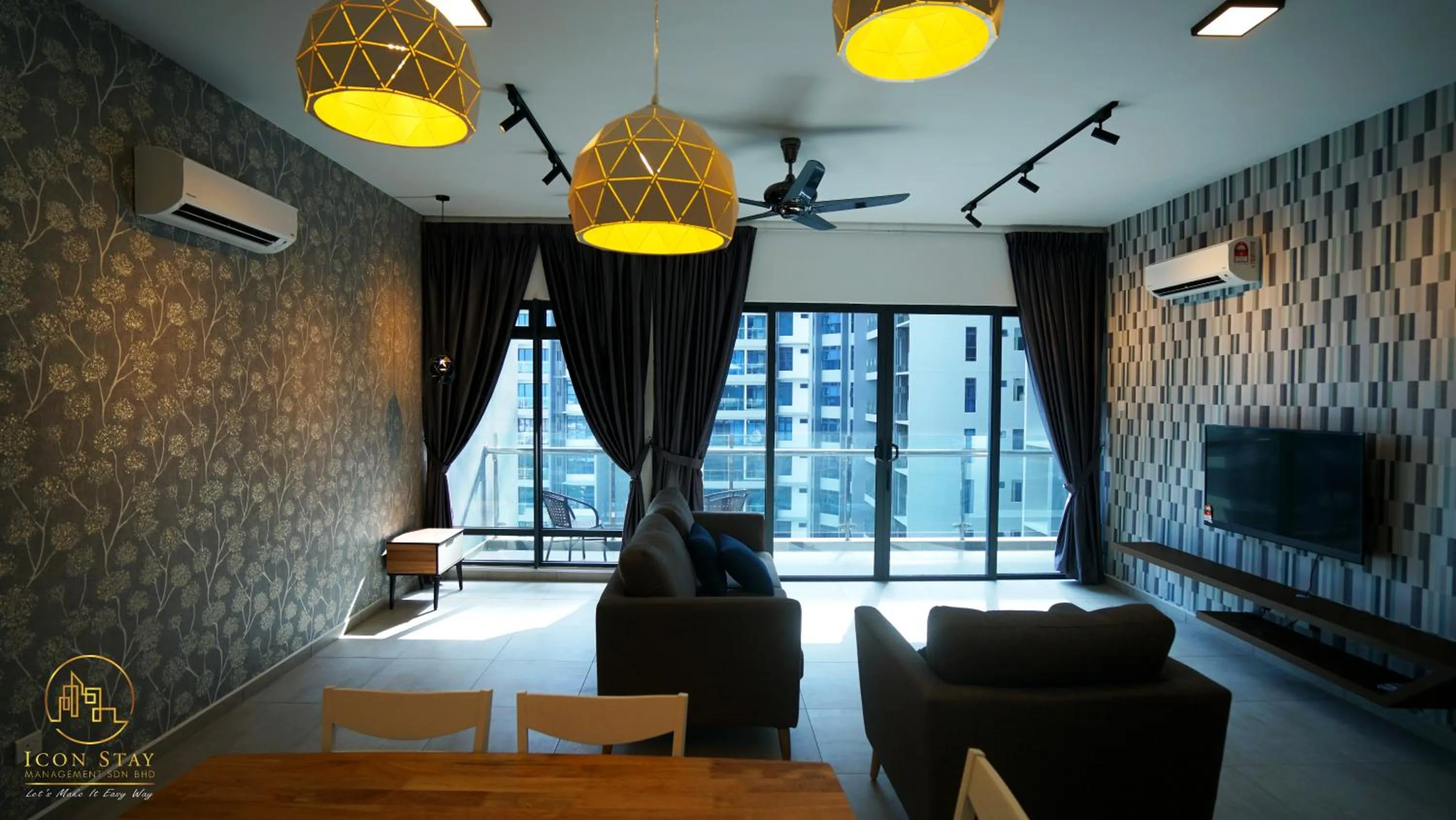 Living room in Atlantis Residence @ Icon Stay Melaka