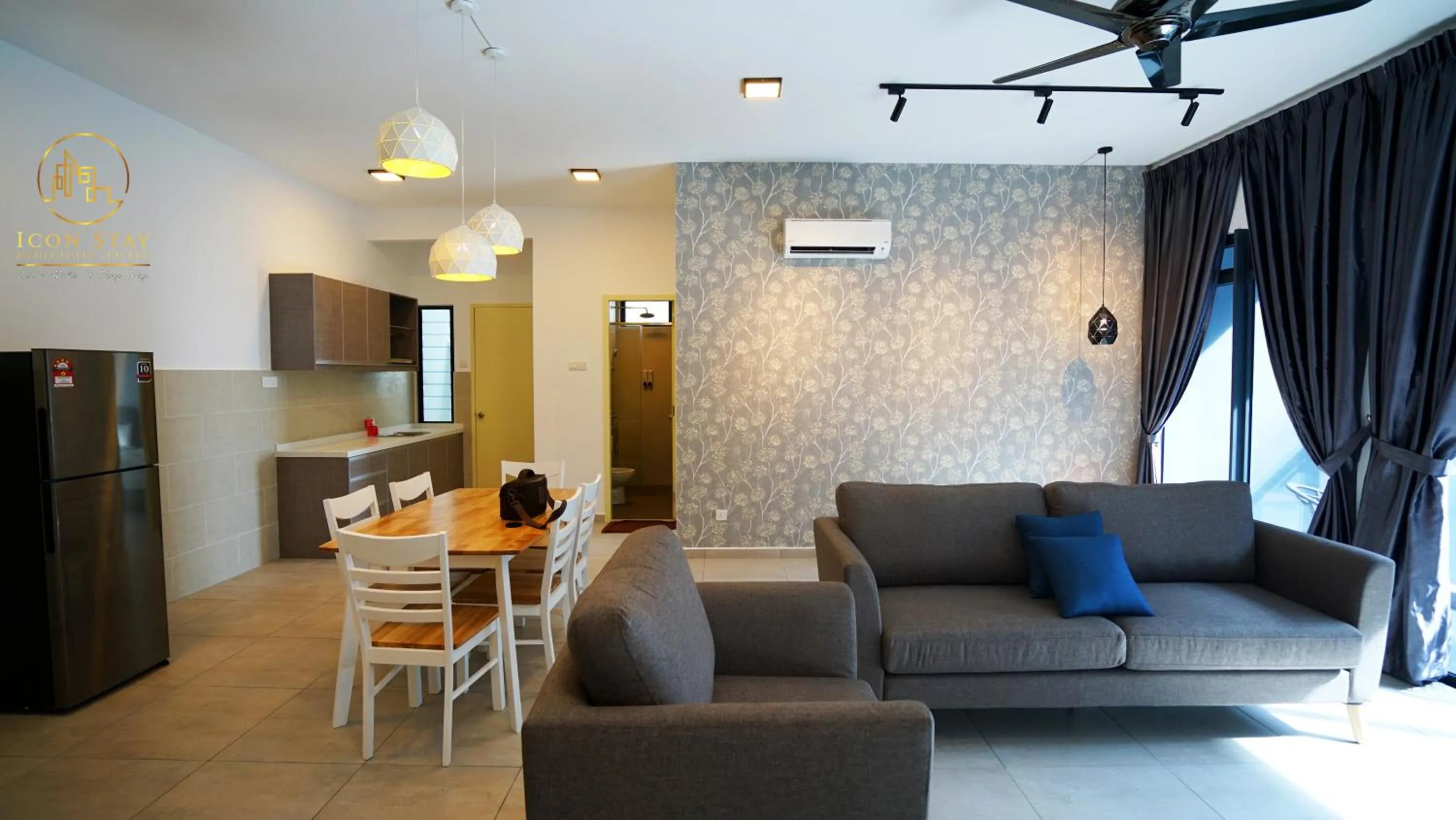 Living room in Atlantis Residence @ Icon Stay Melaka