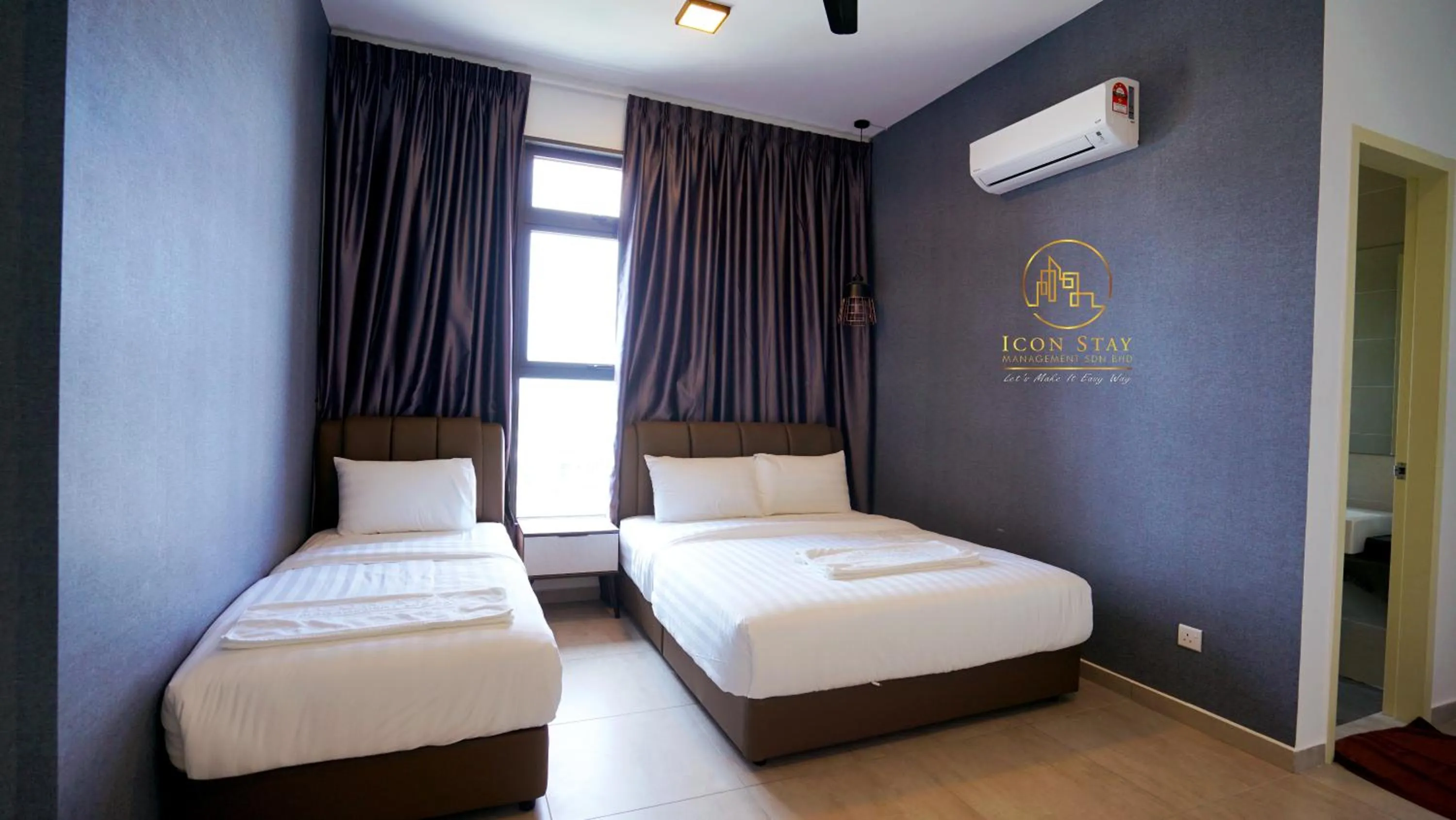 Bed in Atlantis Residence @ Icon Stay Melaka