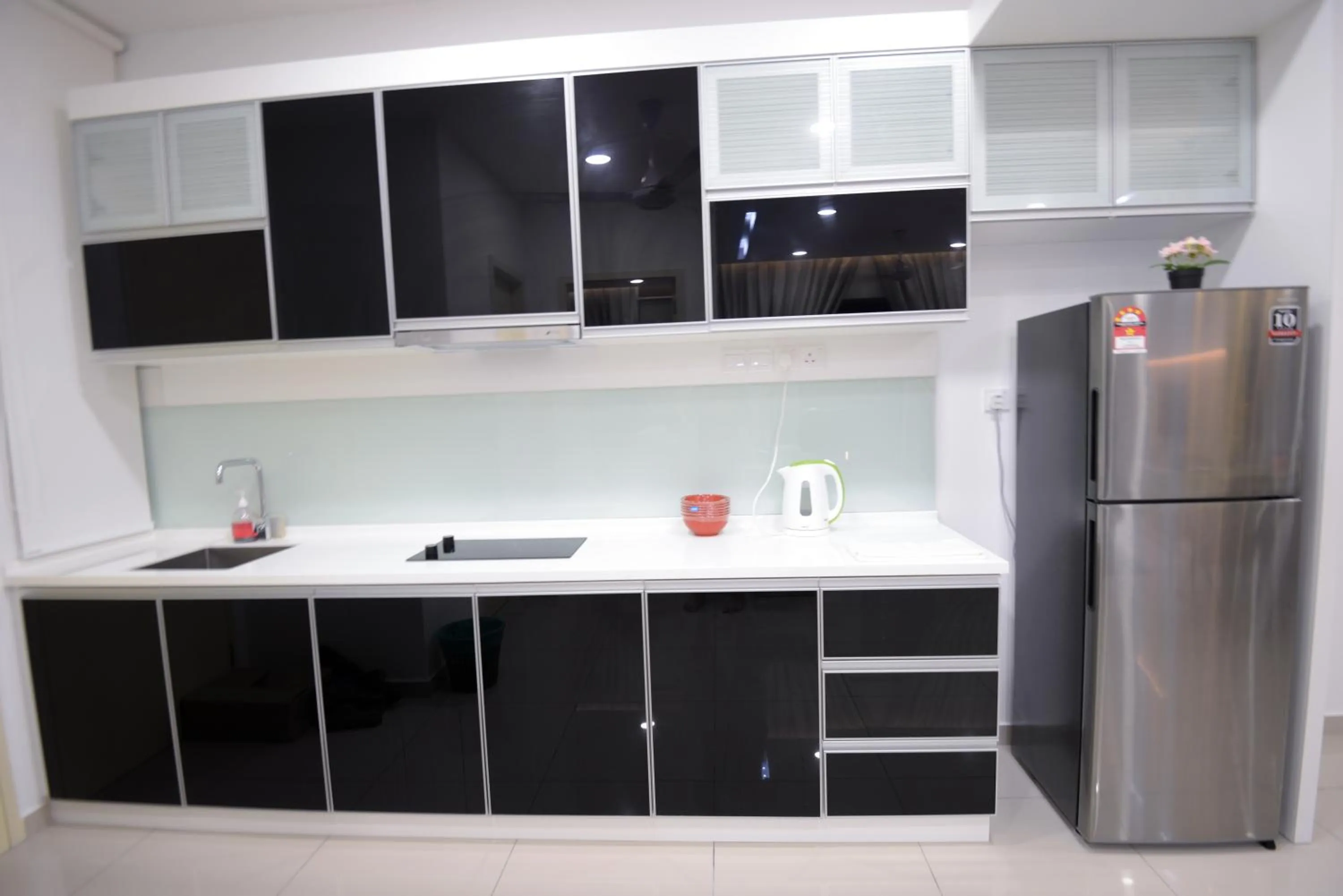 Kitchen or kitchenette in Atlantis Residence @ Icon Stay Melaka