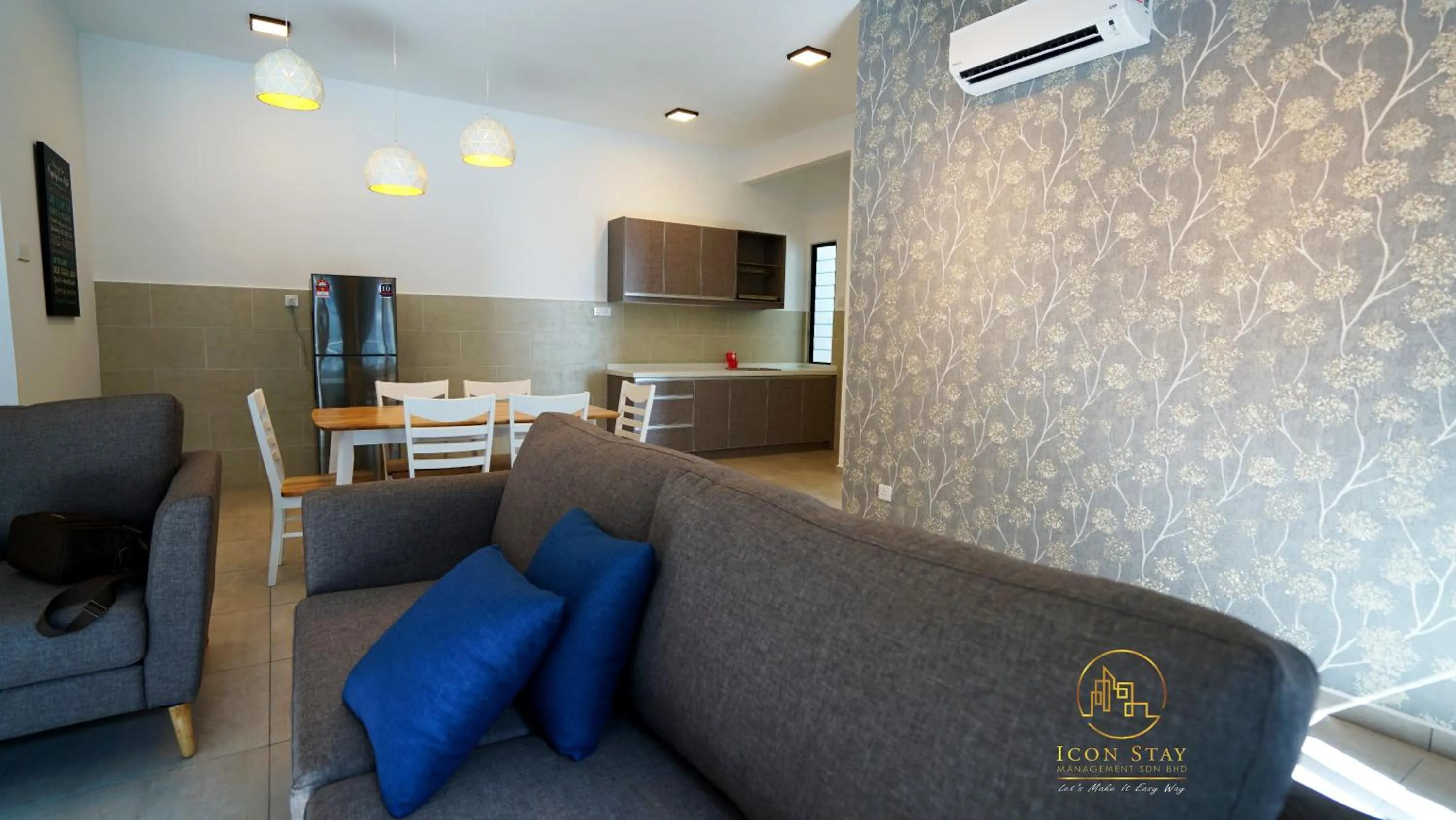 Living room in Atlantis Residence @ Icon Stay Melaka