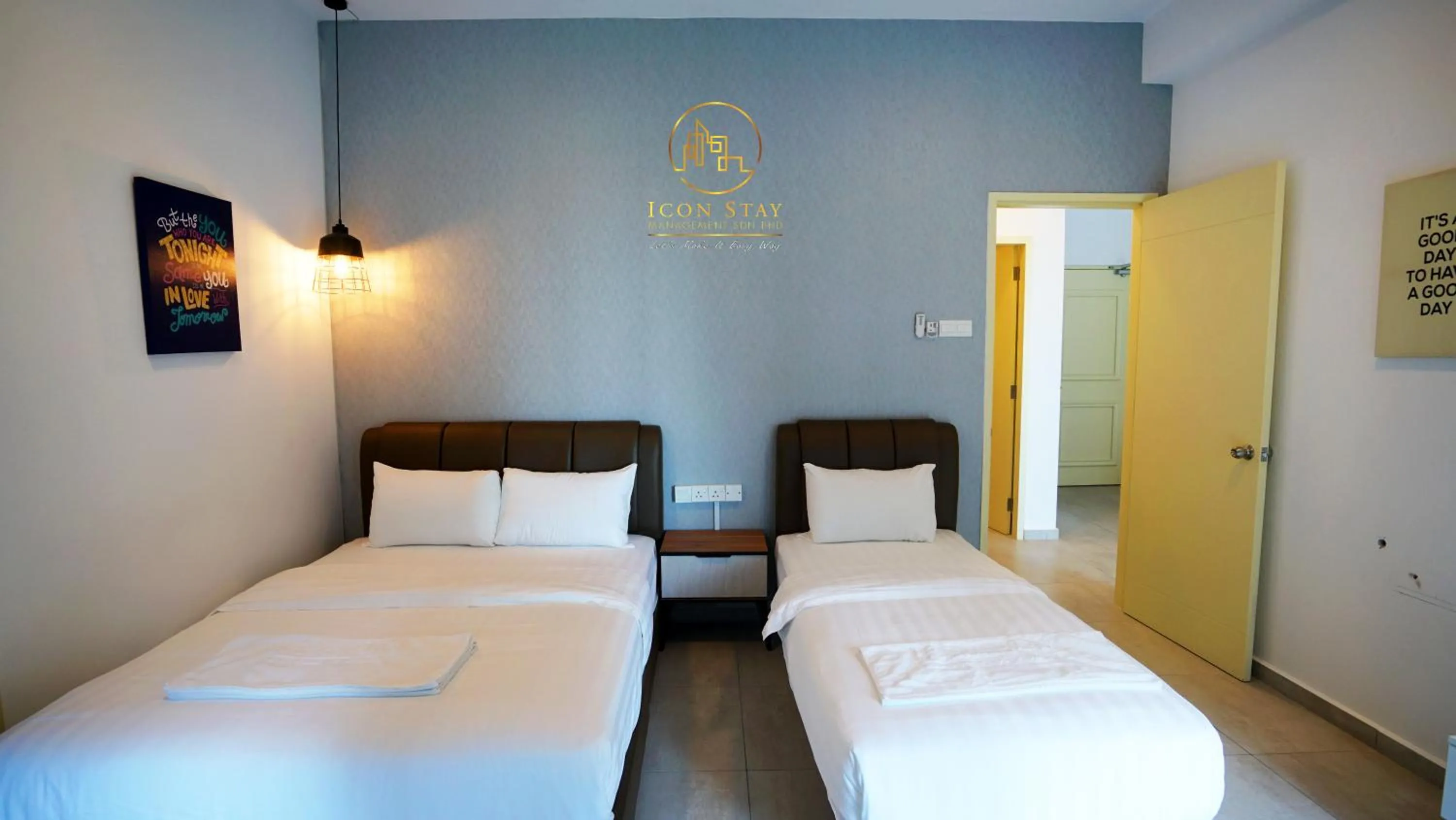 Bed in Atlantis Residence @ Icon Stay Melaka