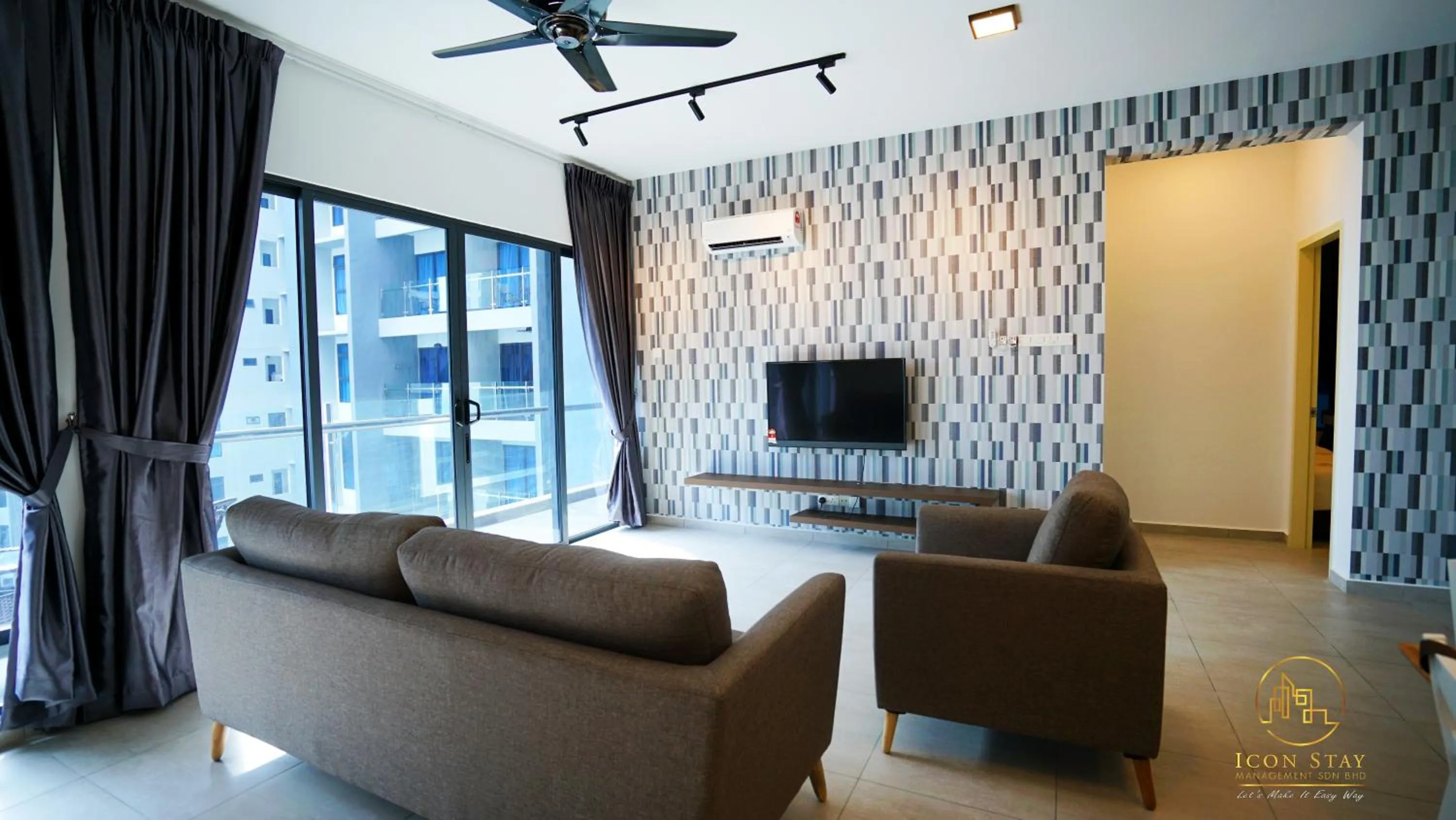 Living room in Atlantis Residence @ Icon Stay Melaka