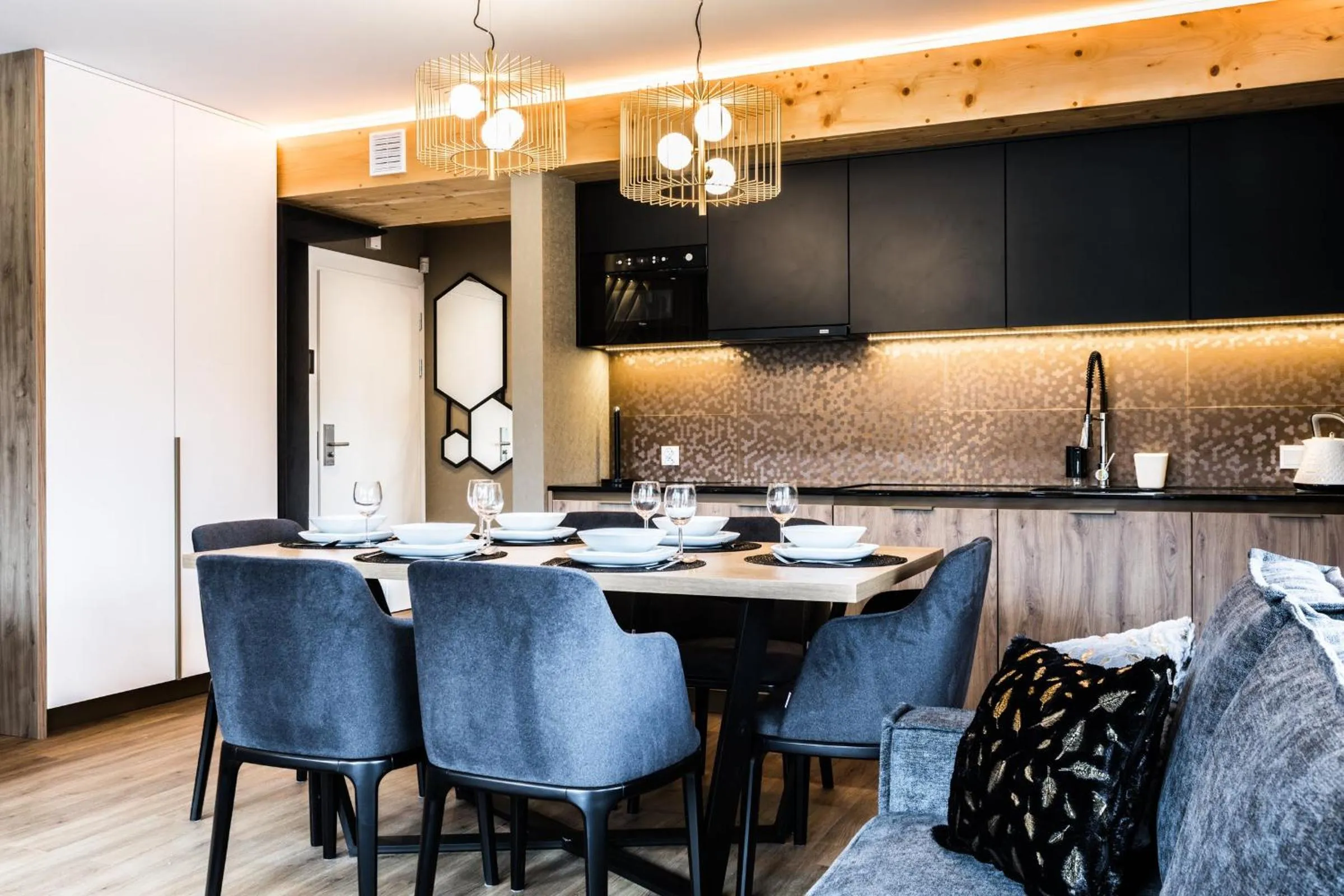 Kitchen or kitchenette in Rezydencja Zakopiańska