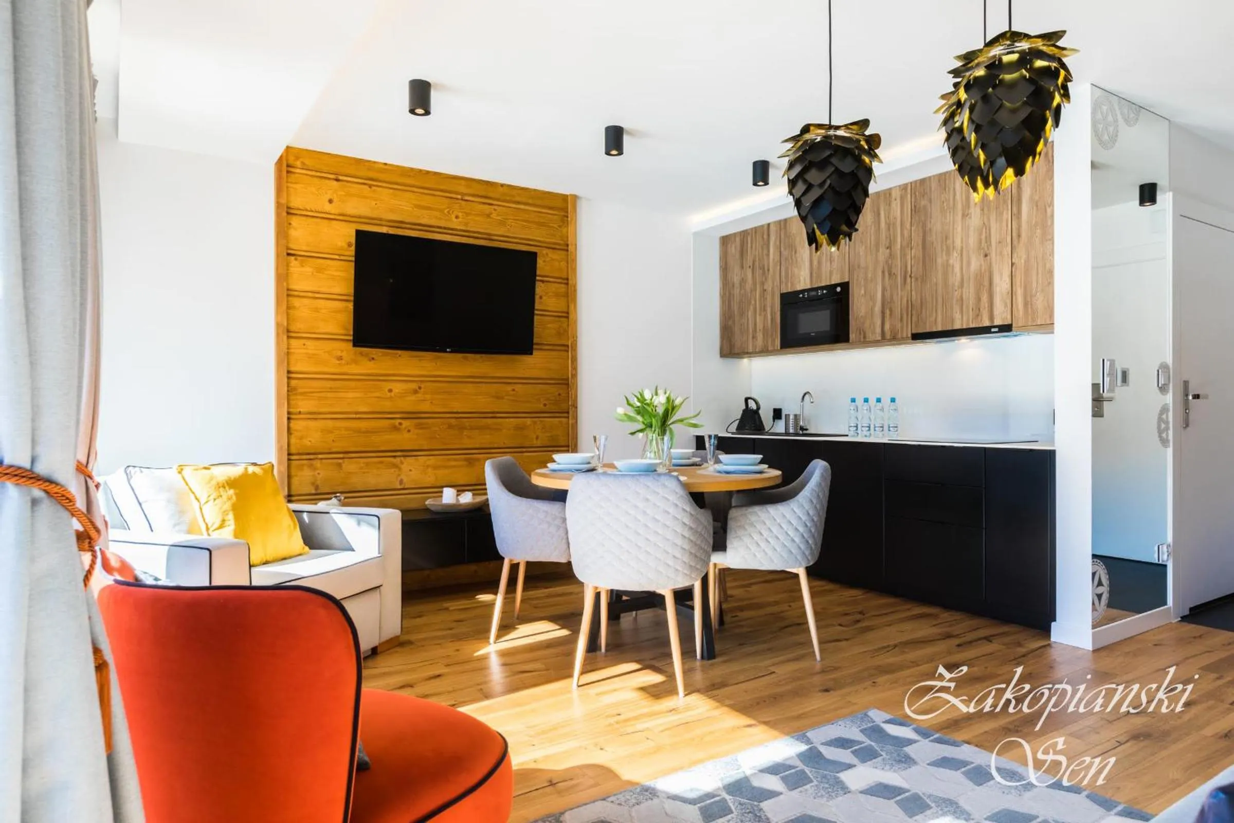 Living room in Rezydencja Zakopiańska