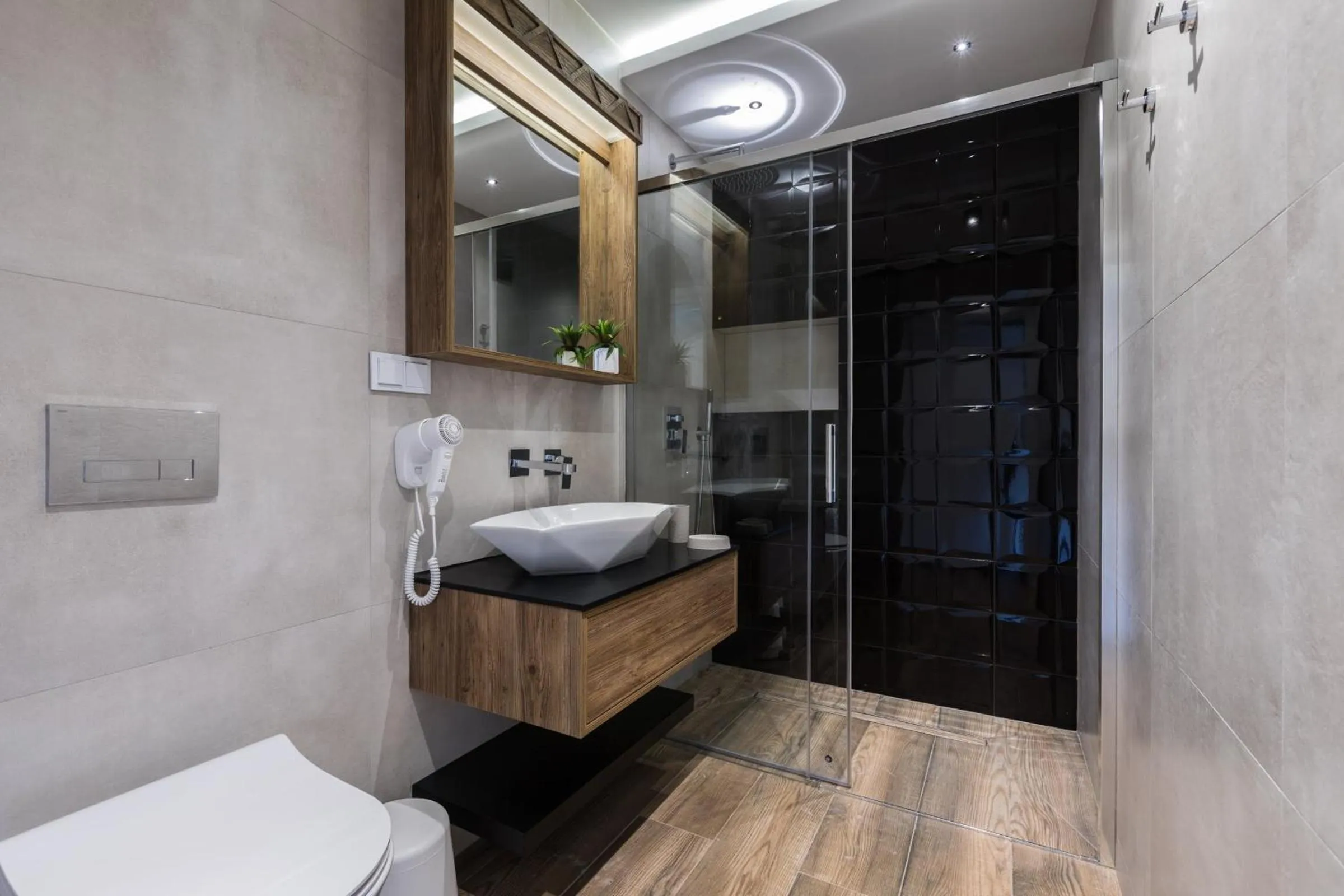 Bathroom, Bed in Rezydencja Zakopiańska