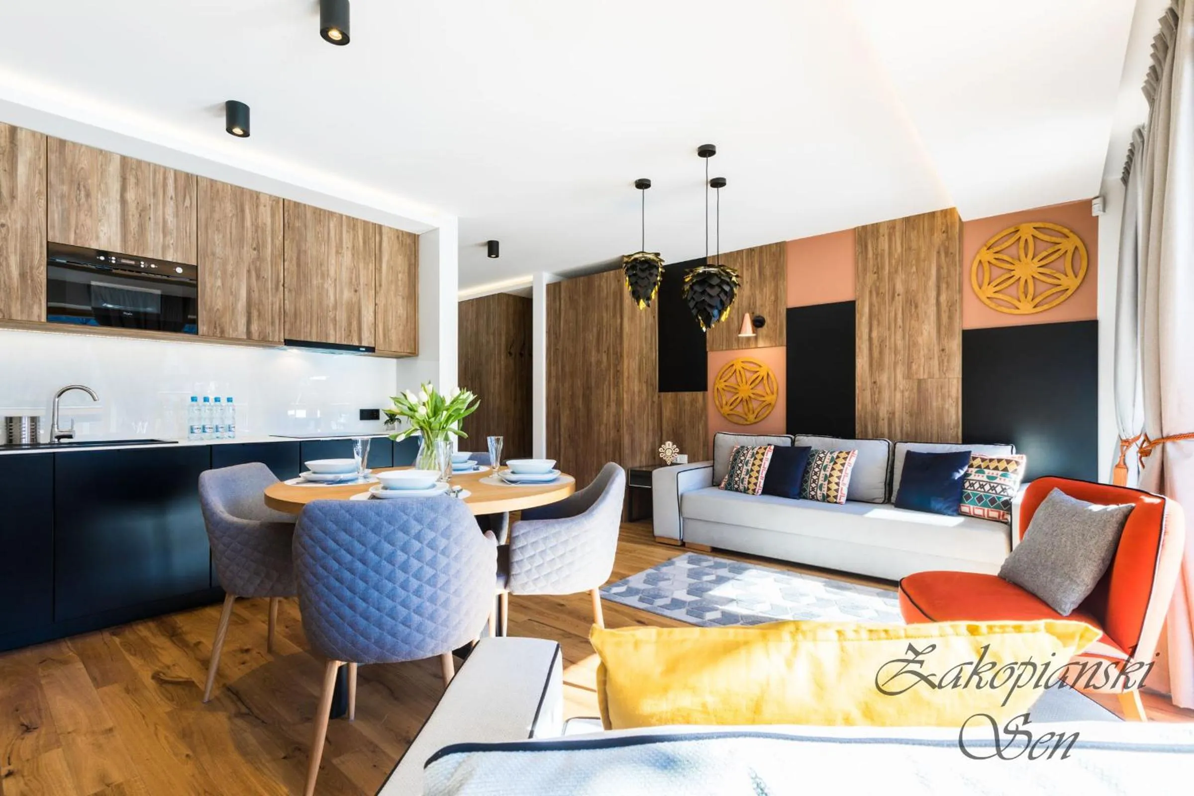 Living room in Rezydencja Zakopiańska