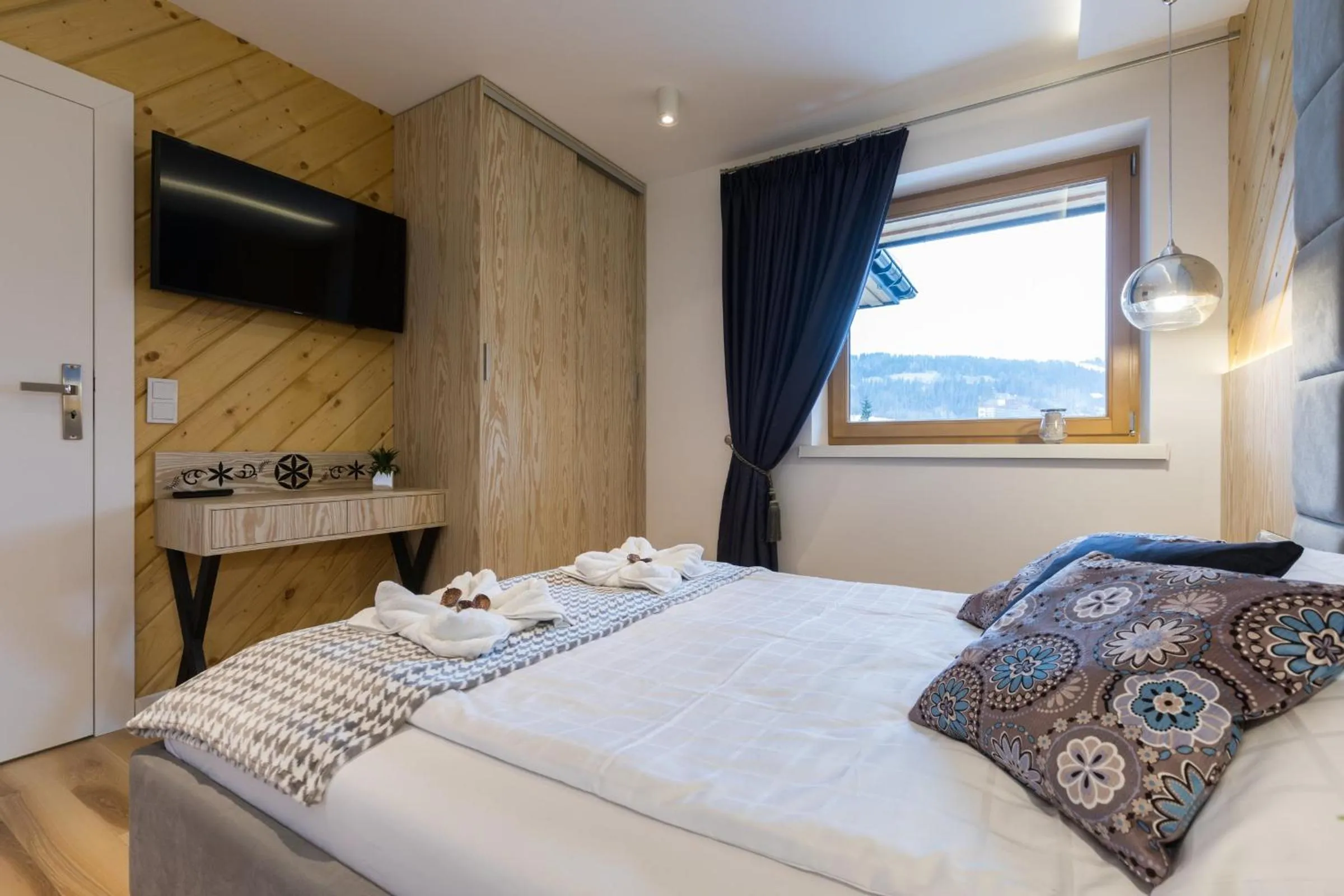 Bedroom, Bed in Rezydencja Zakopiańska