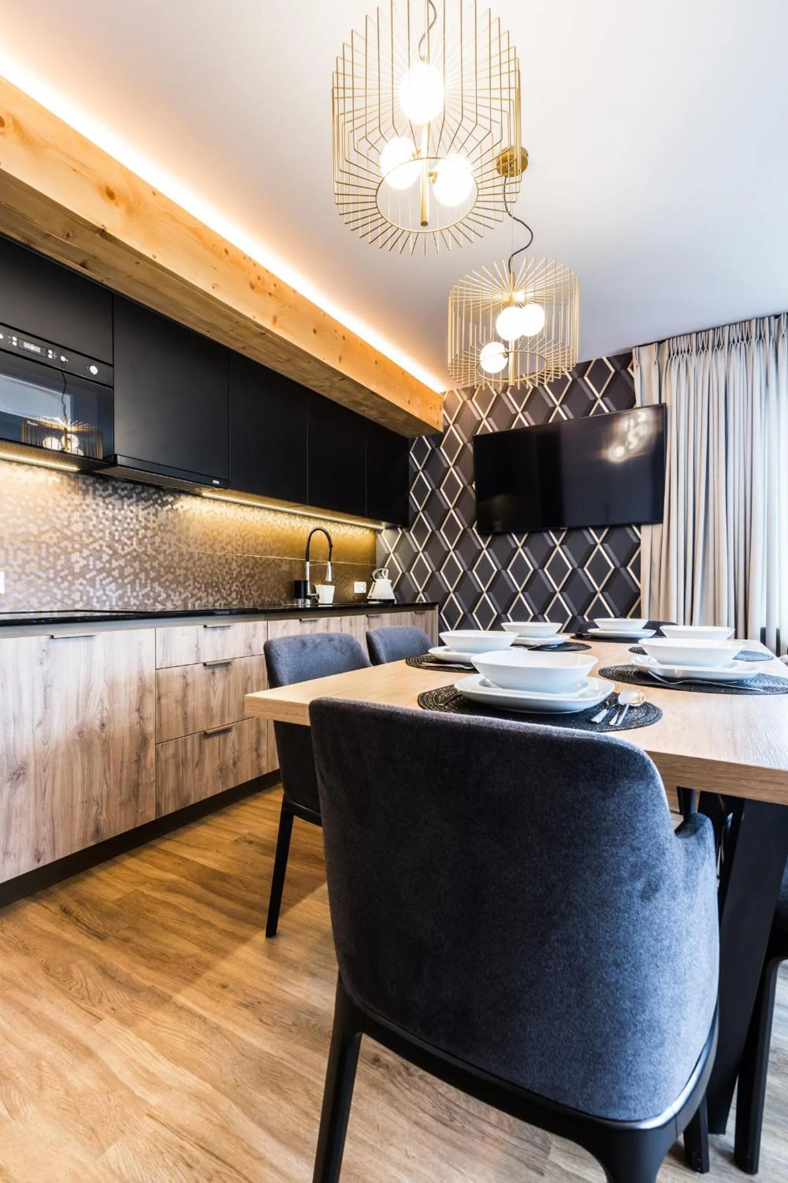 Kitchen or kitchenette in Rezydencja Zakopiańska