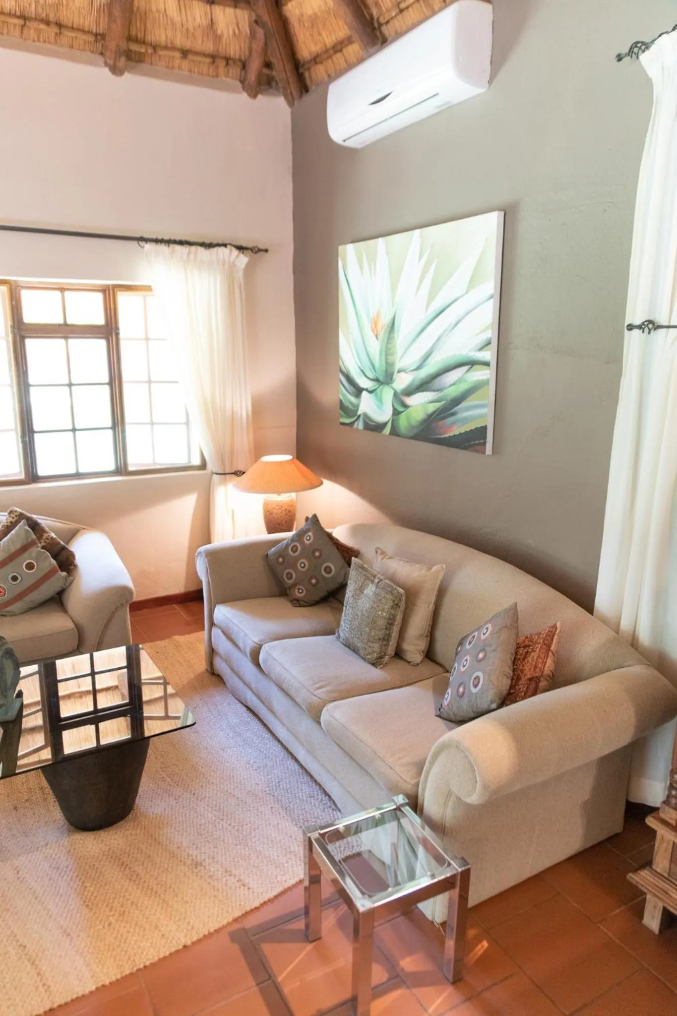 Living room in Blyde River Canyon Lodge