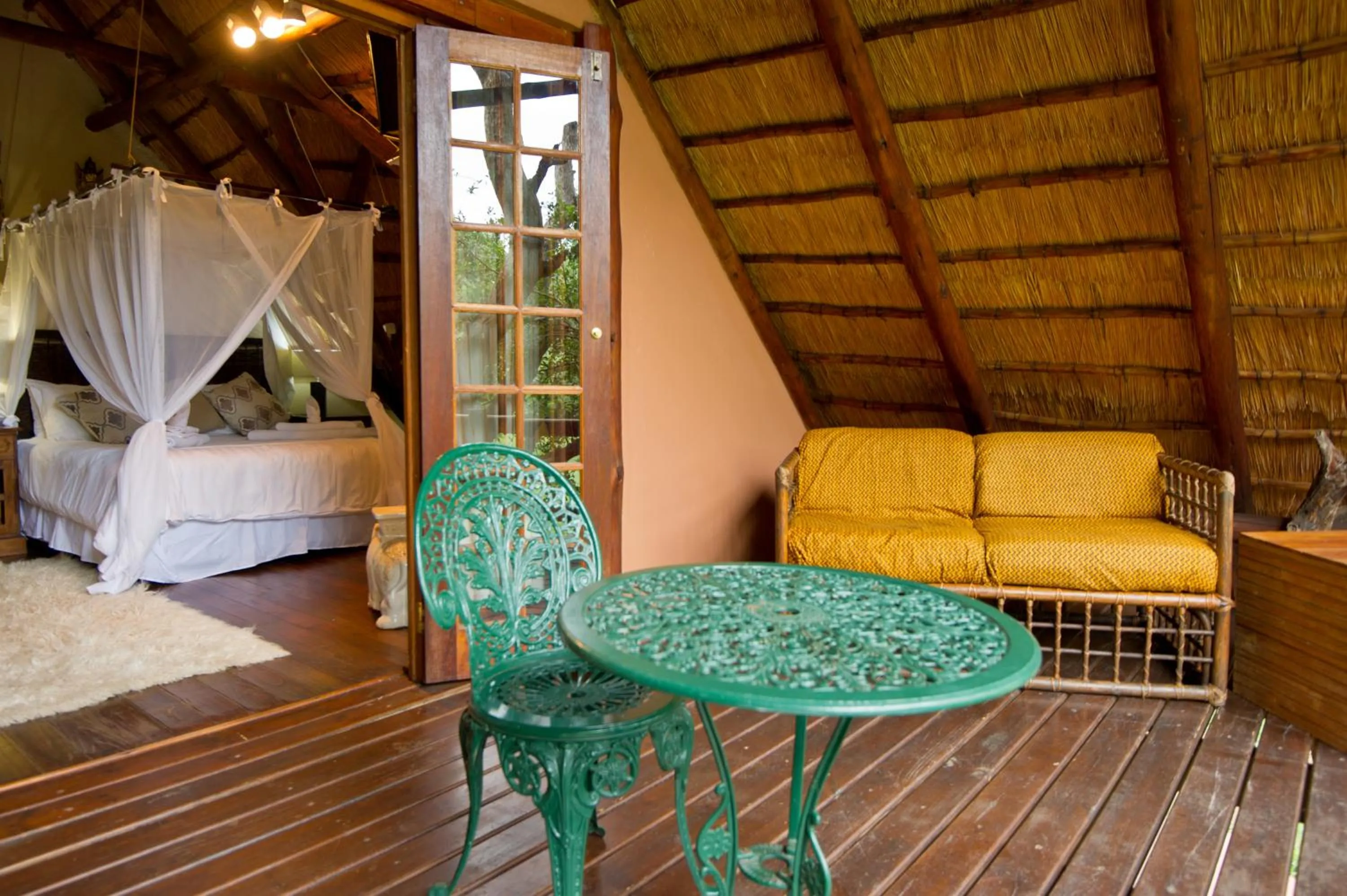 Bed in Blyde River Canyon Lodge
