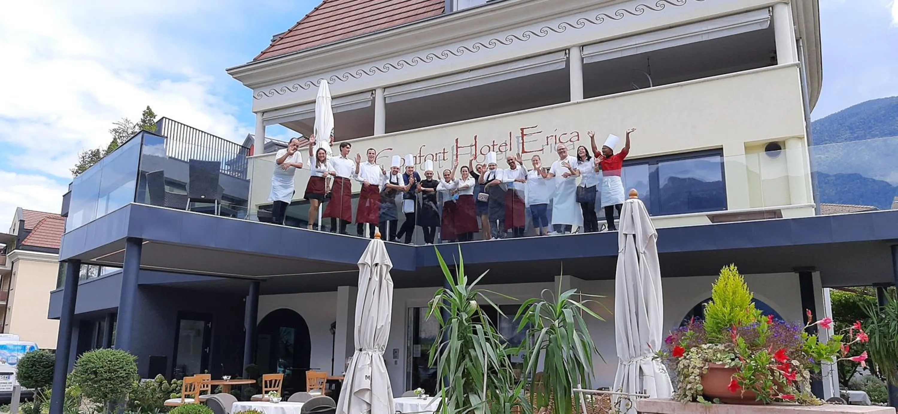 Property building in Hotel Comfort Erica Dolomiti Val d'Adige