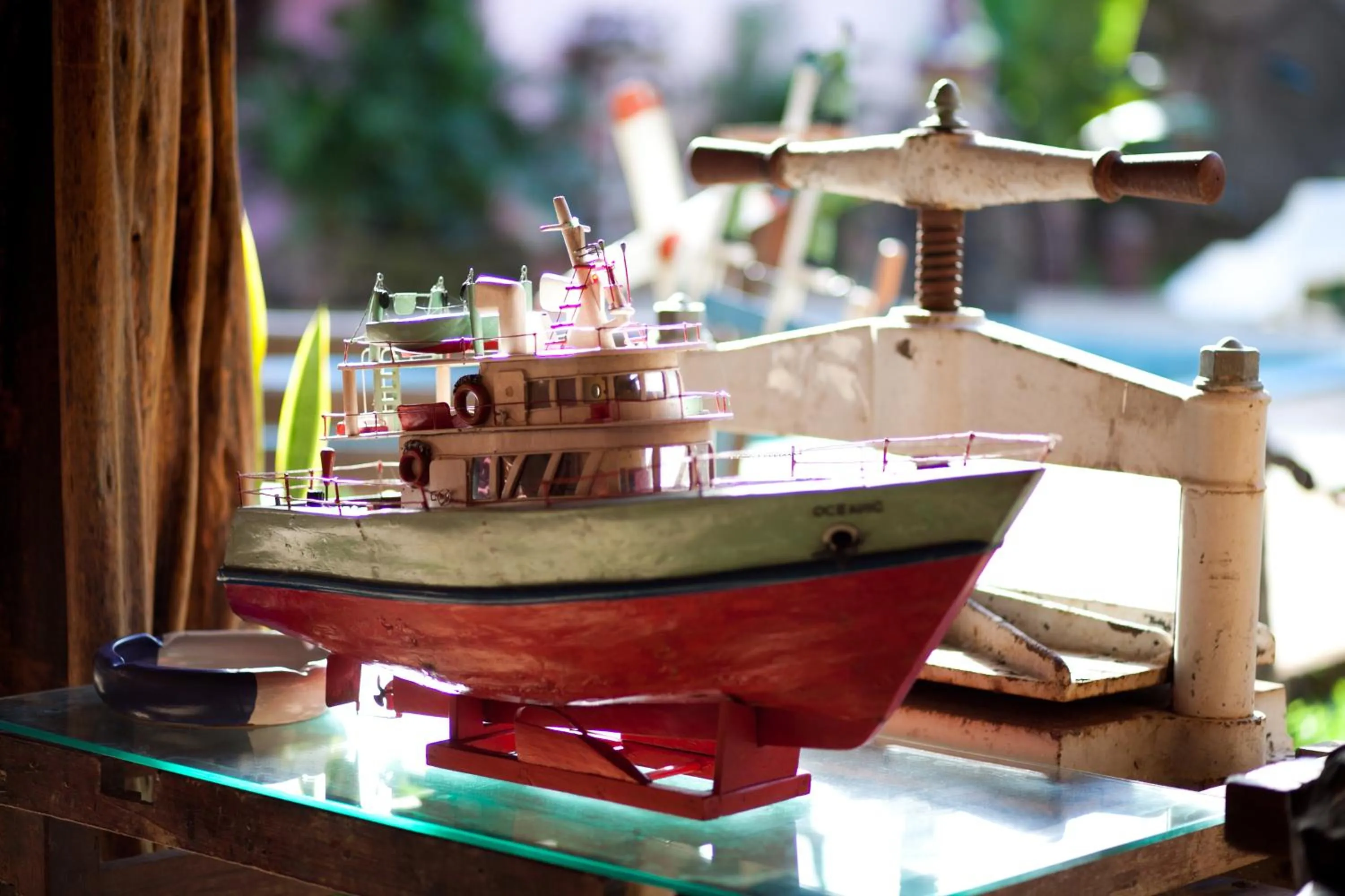 Decorative detail in Pousada Vila Parnaíba