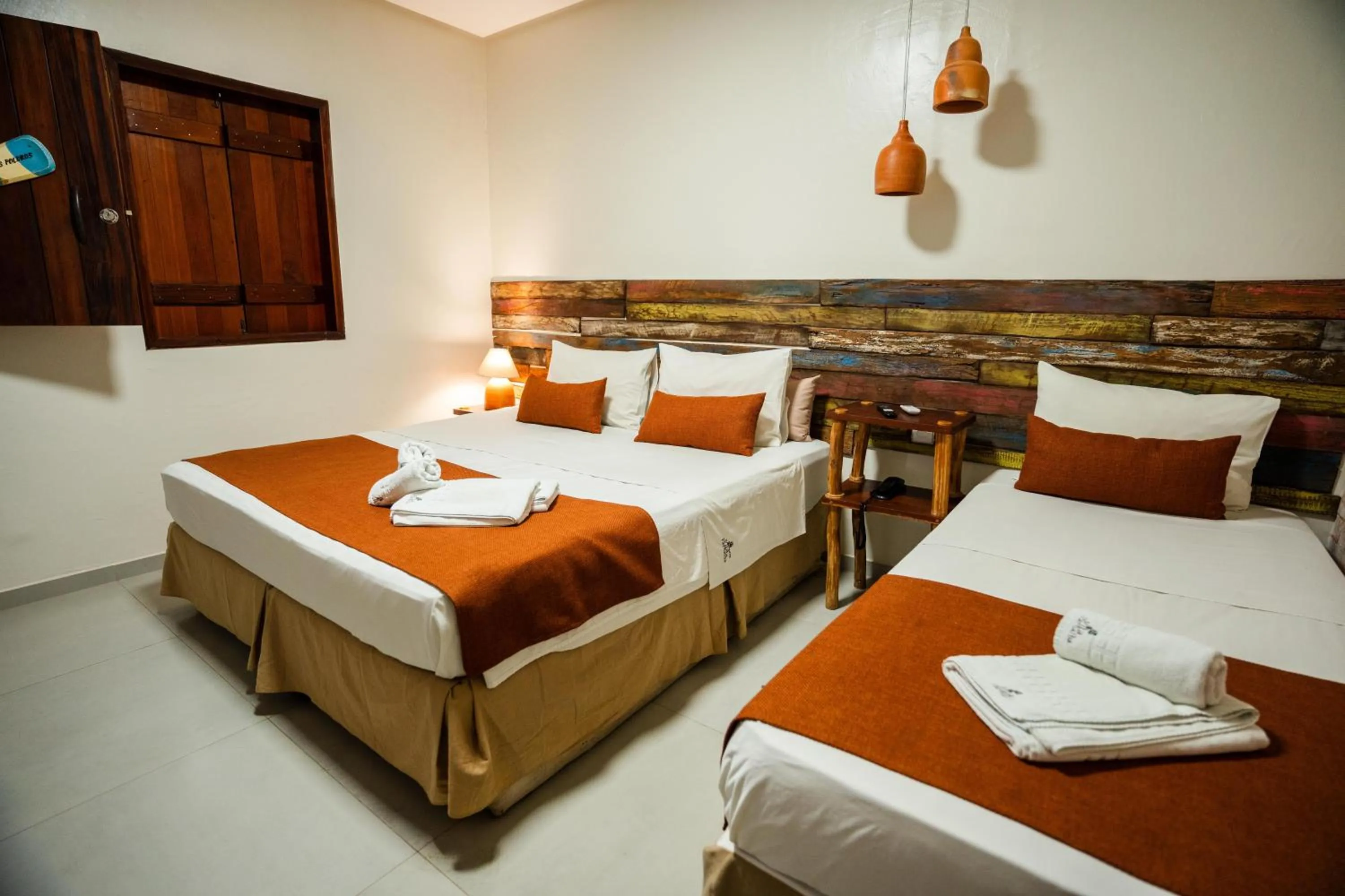 Bed in Pousada Vila Parnaíba