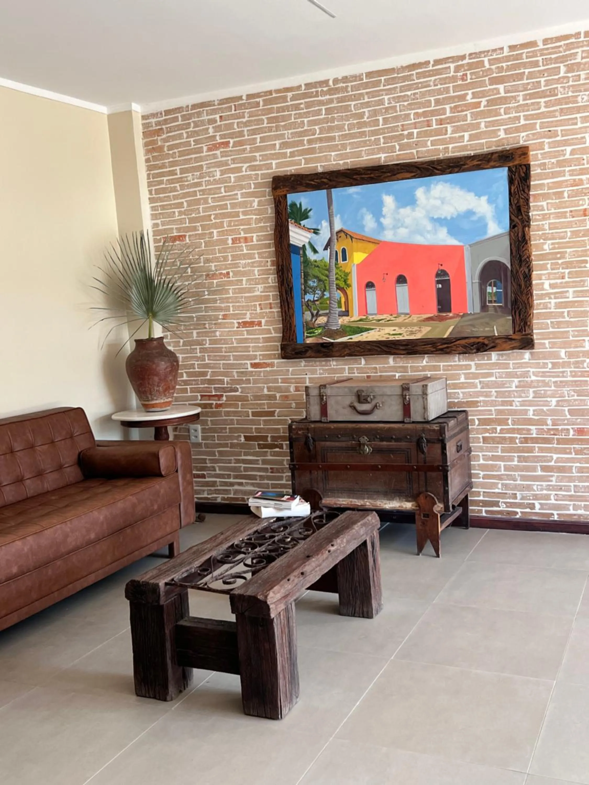 Lobby or reception in Pousada Vila Parnaíba