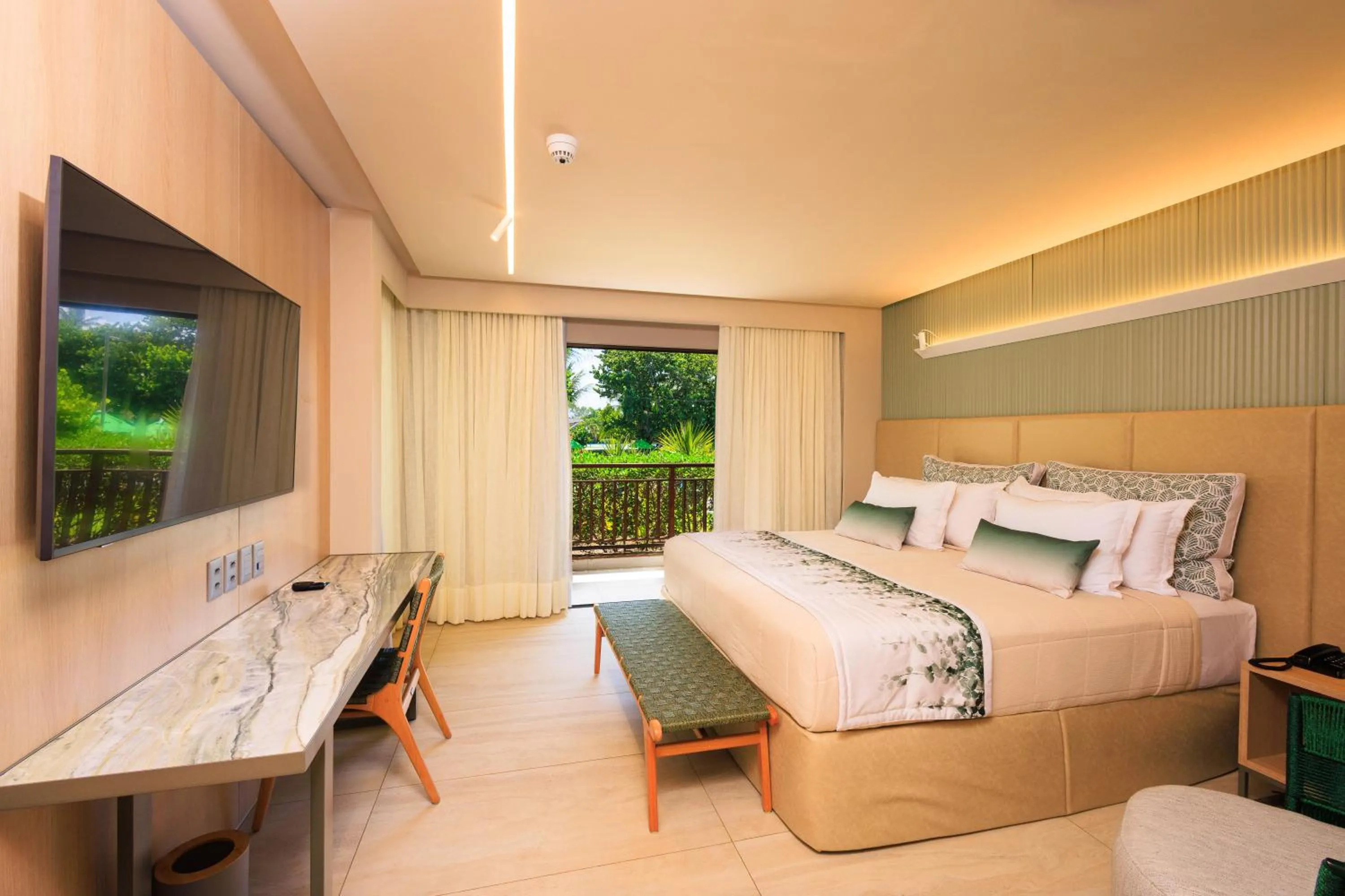 Bed in Vivá Porto de Galinhas Resort