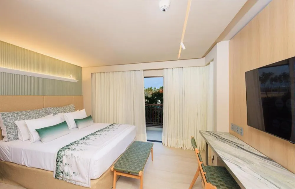 Bed in Vivá Porto de Galinhas Resort