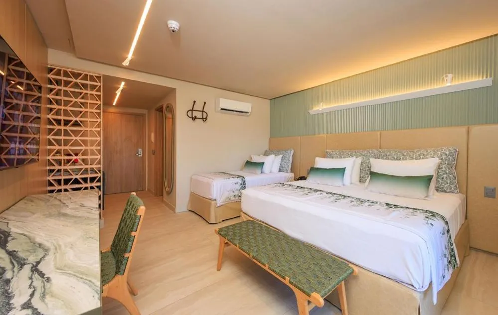 Bed in Vivá Porto de Galinhas Resort