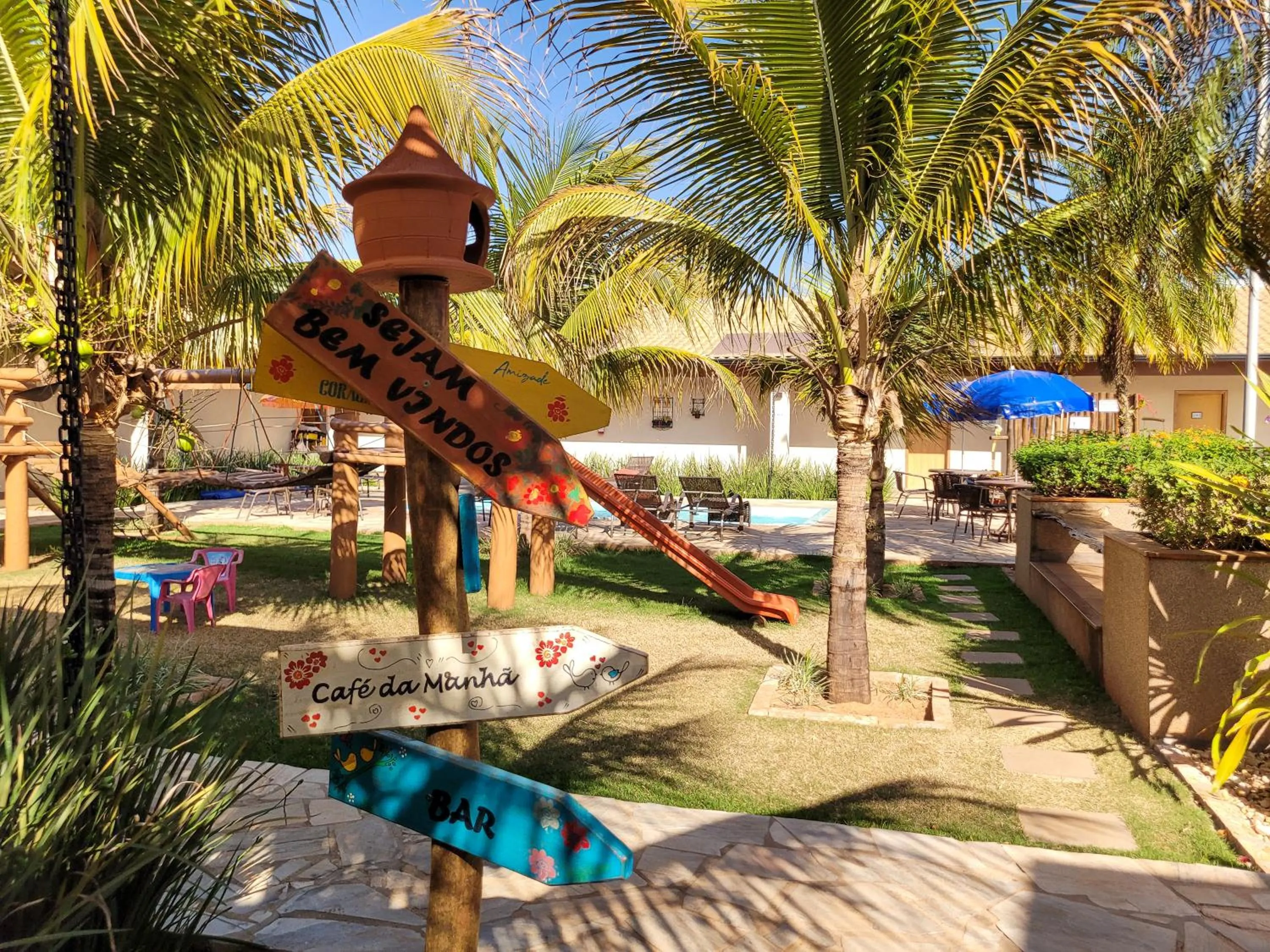 Swimming pool in Hotel Pousada Parque das Águas