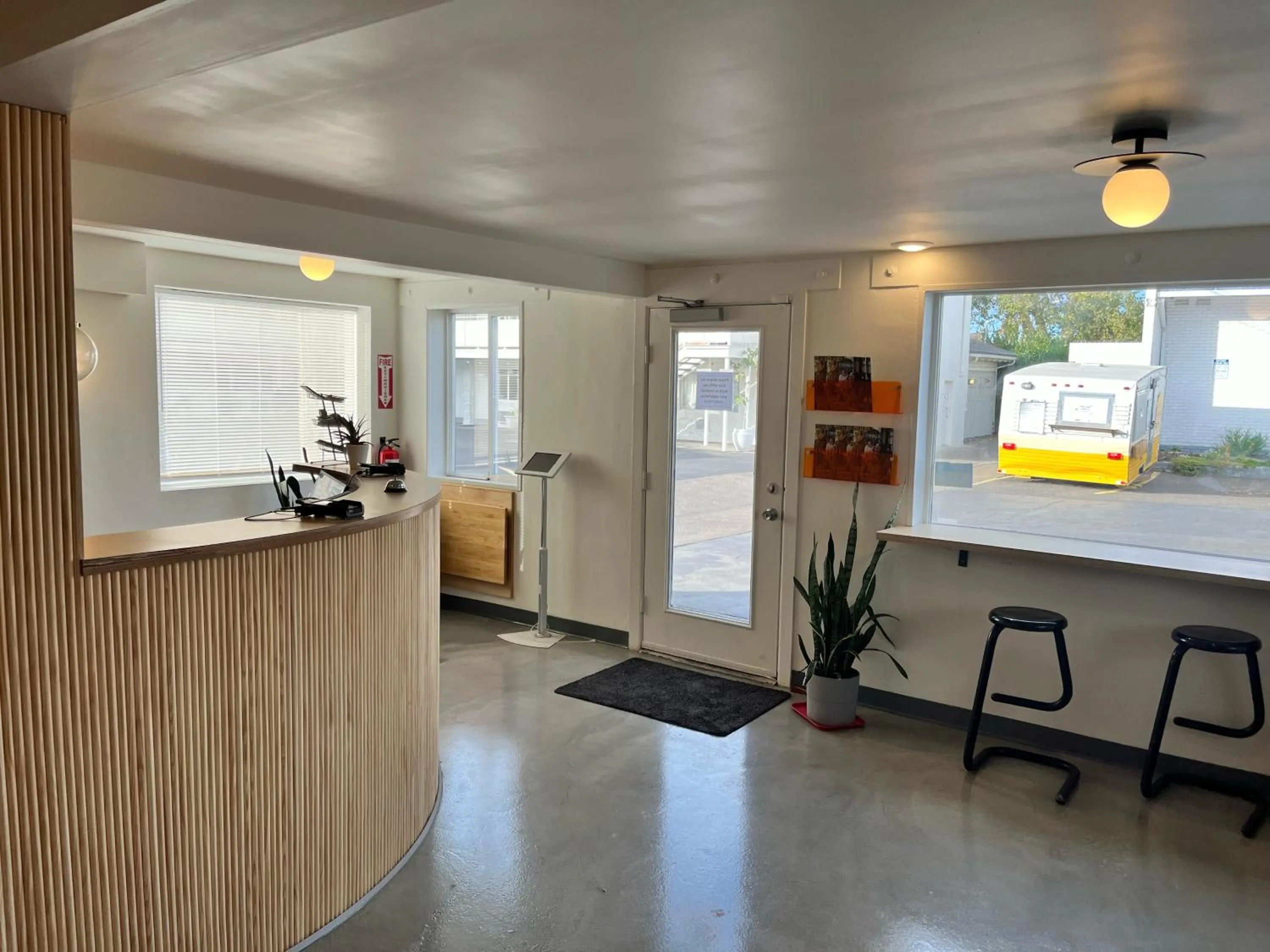 Lobby or reception in Hotel Corvallis