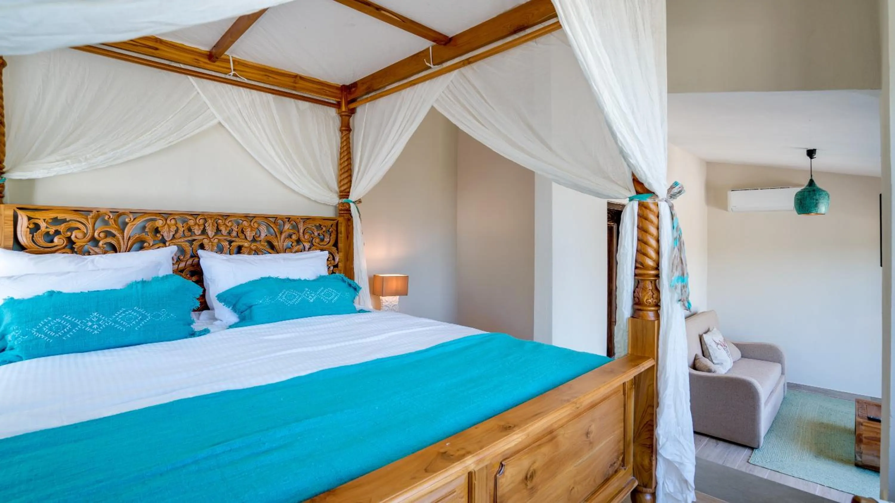 Bed in Casa Baliza, adults only