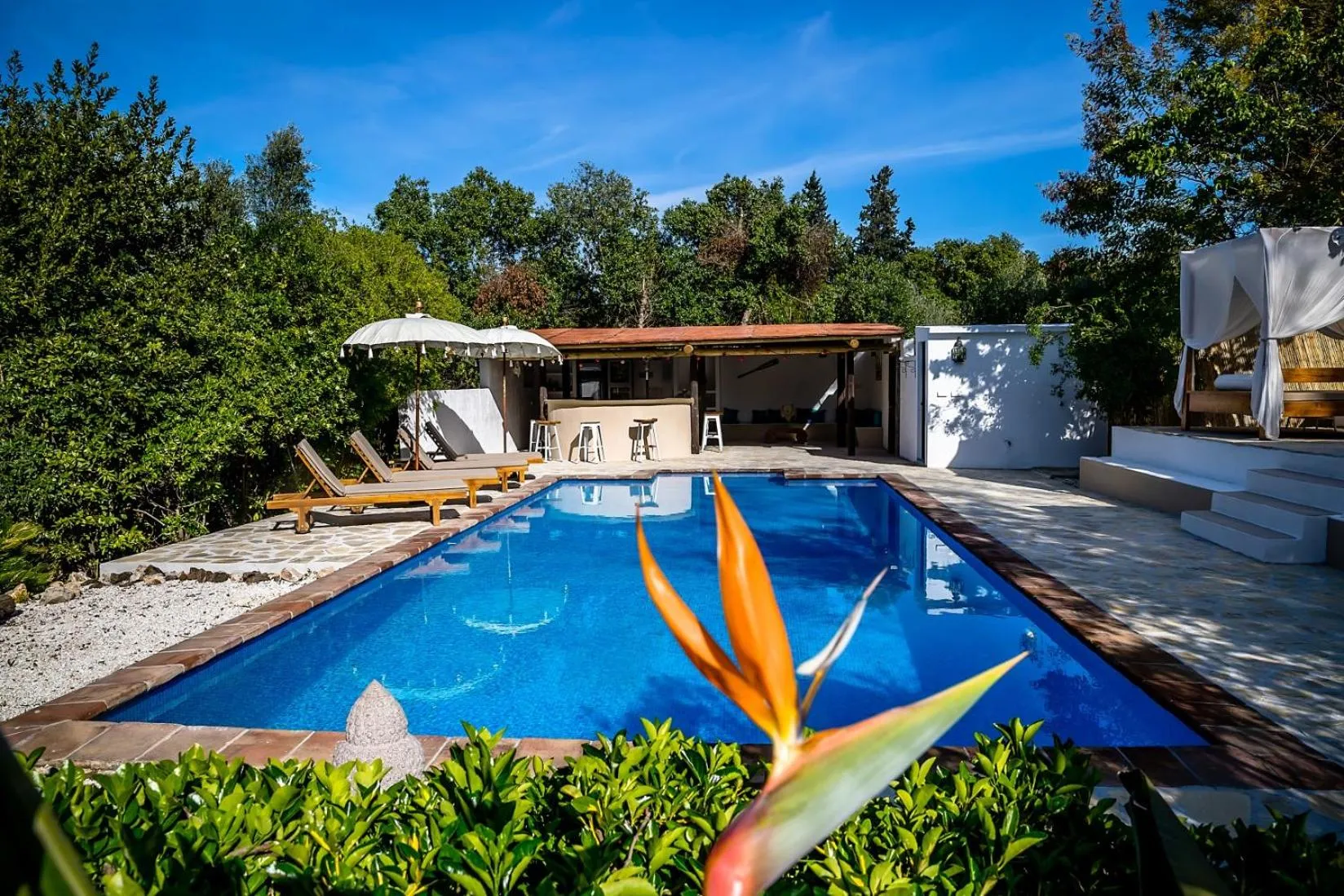 Swimming pool in Casa Baliza, adults only