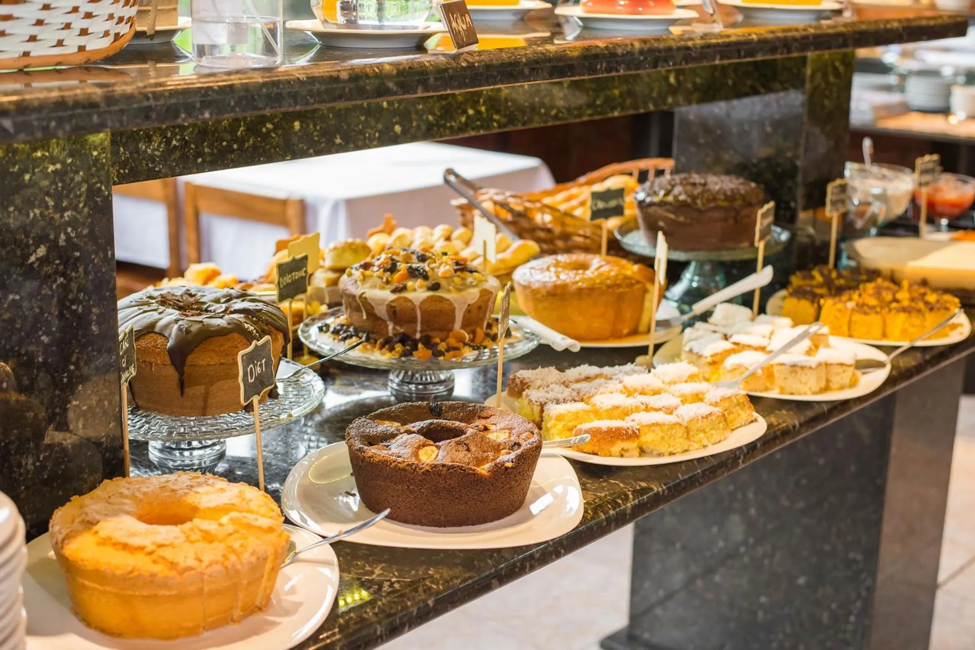 Buffet breakfast in Hotel Serra Everest