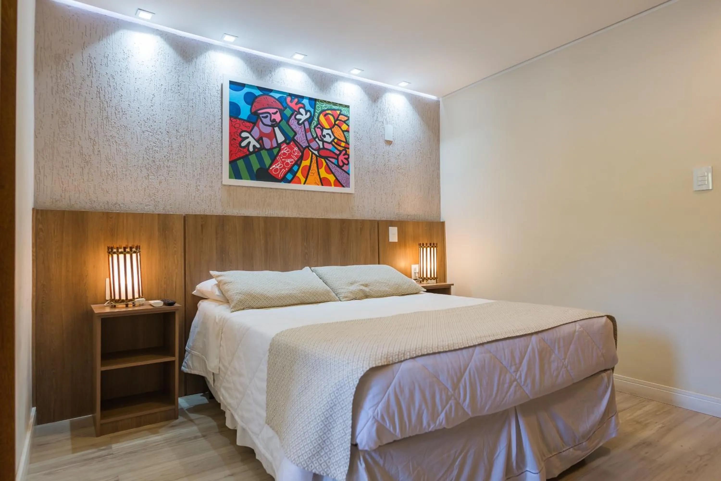 Bed in Hotel Serra Everest