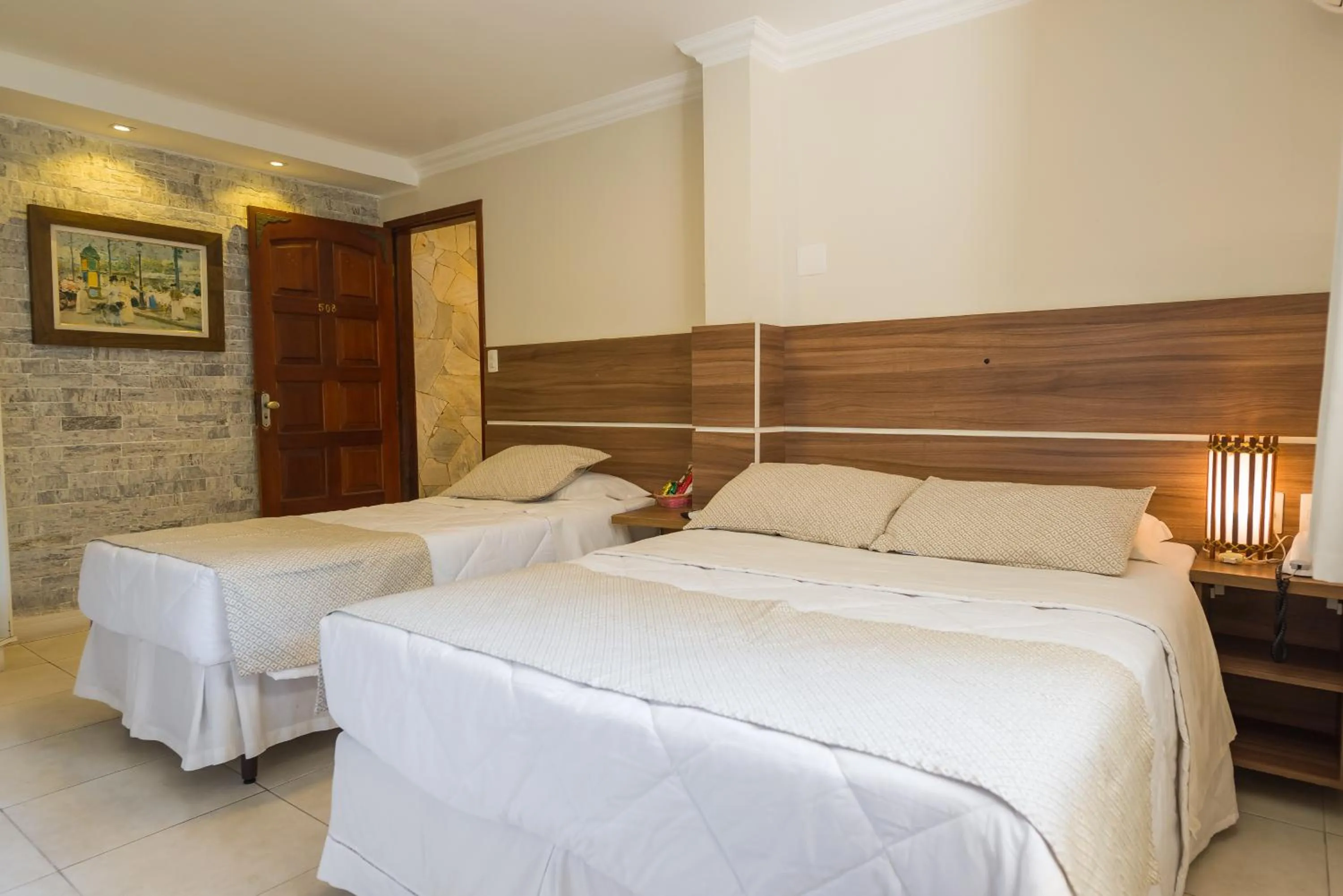 Bed in Hotel Serra Everest