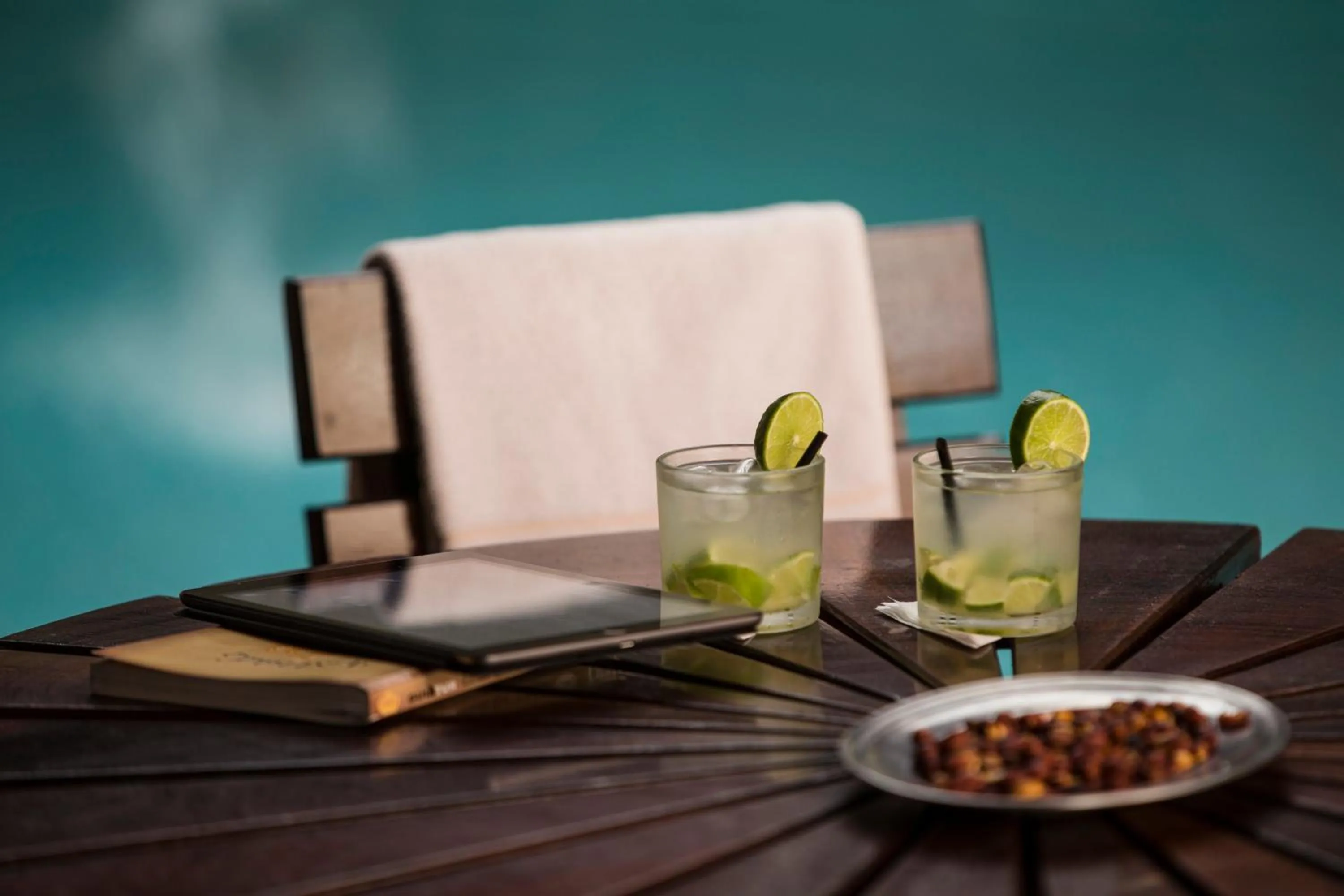 Swimming pool in Hotel Lopes Caxambu