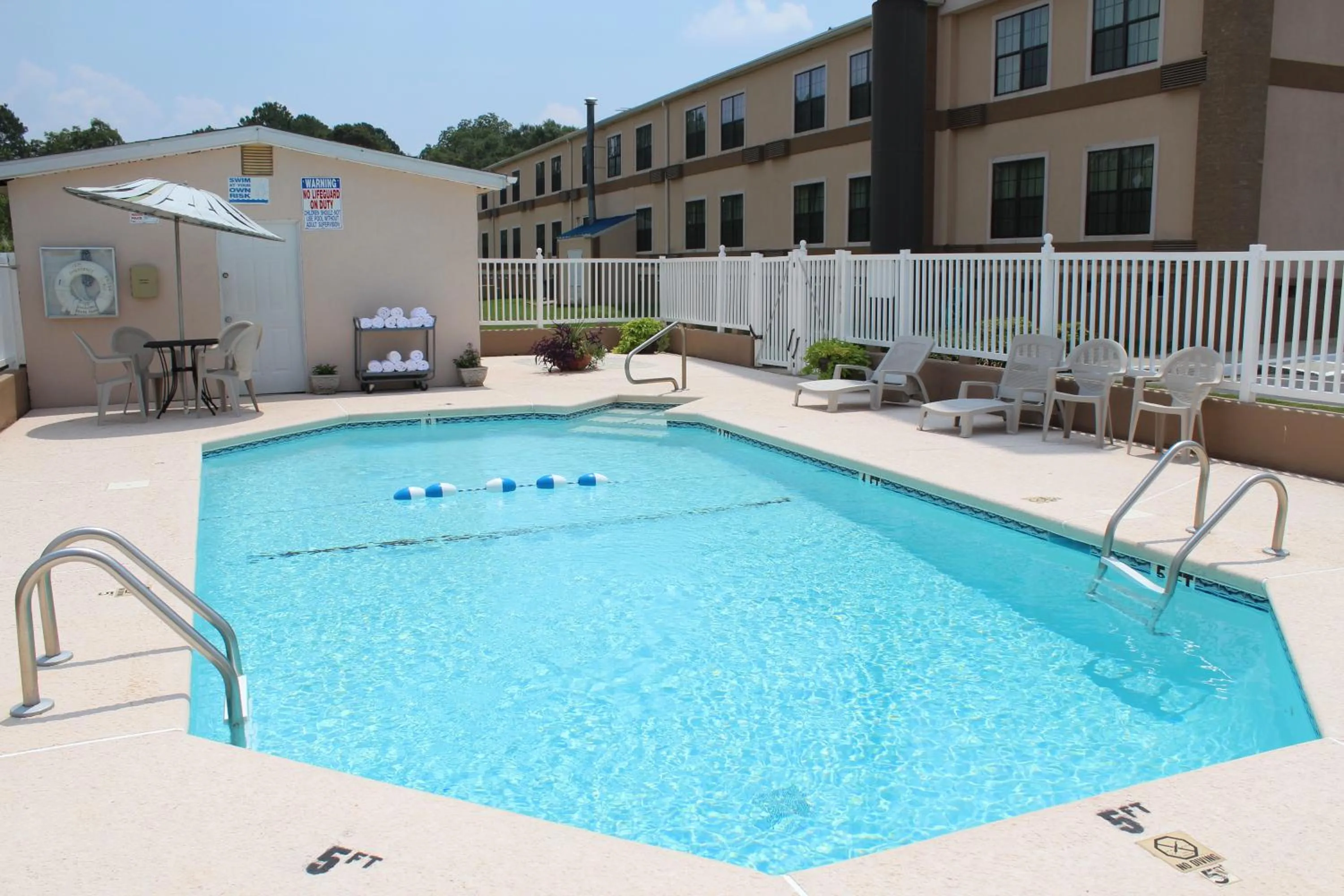 Swimming pool in Travelodge by Wyndham Perry National Fairgrounds Area I-75