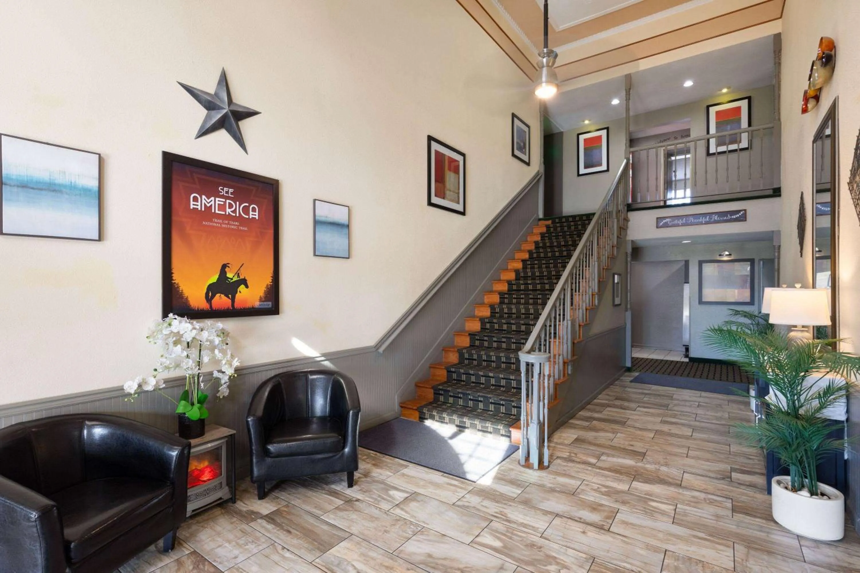 Lobby or reception in Travelodge by Wyndham Perry National Fairgrounds Area I-75