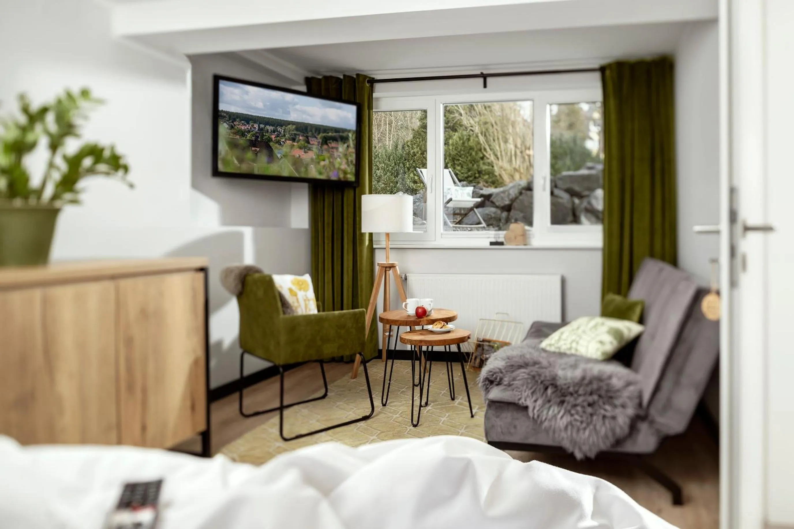 Bedroom in Berg und Tal Hotel & Apartments