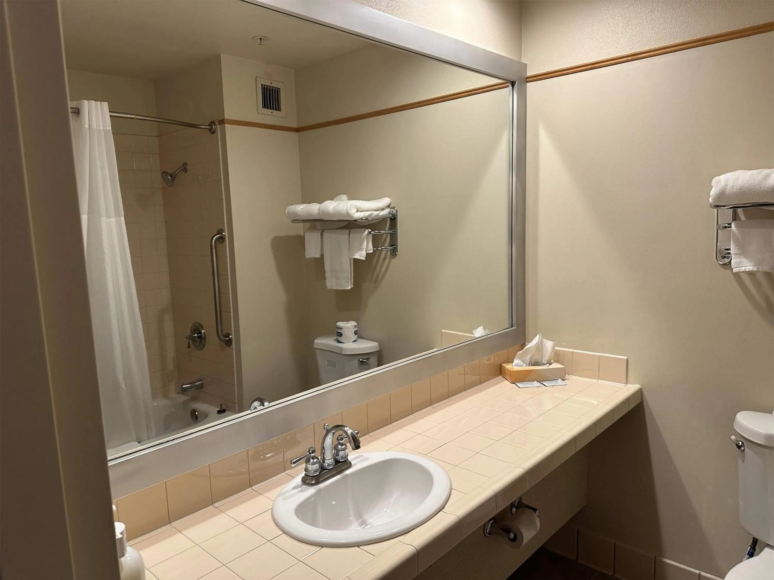 Bathroom in Rocklin Park Hotel, Trademark Collection by Wyndham