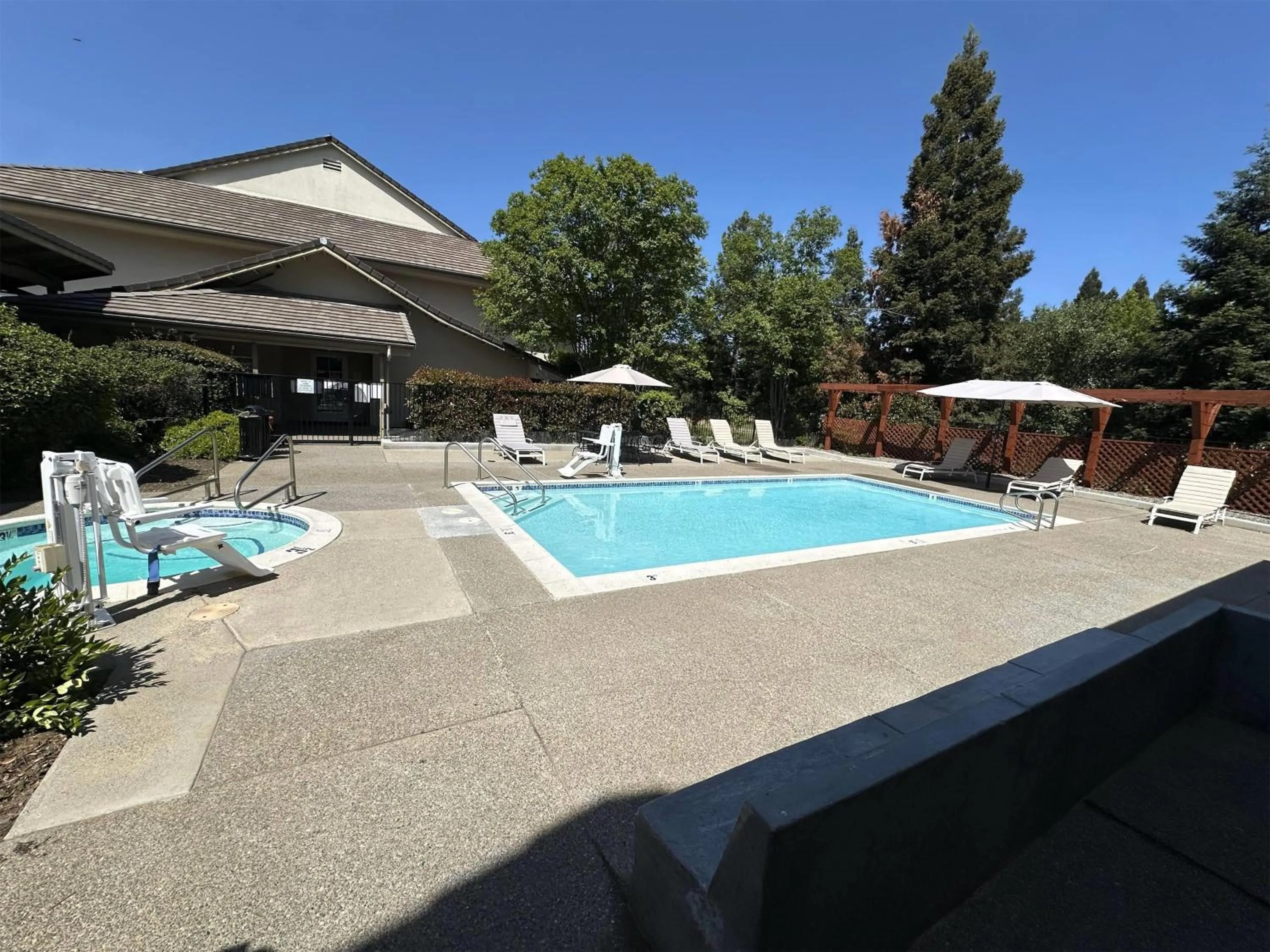 Pool view in Rocklin Park Hotel, Trademark Collection by Wyndham