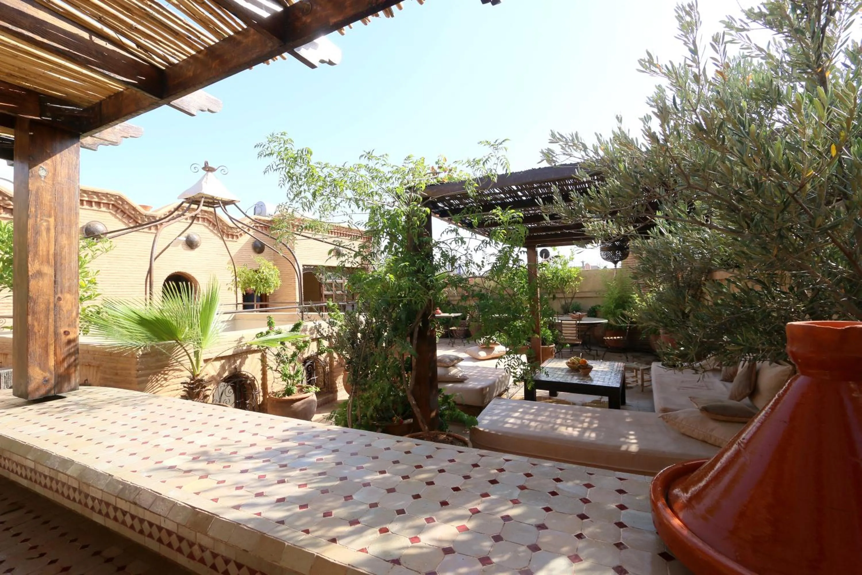 Balcony/Terrace in Riad L'Emir